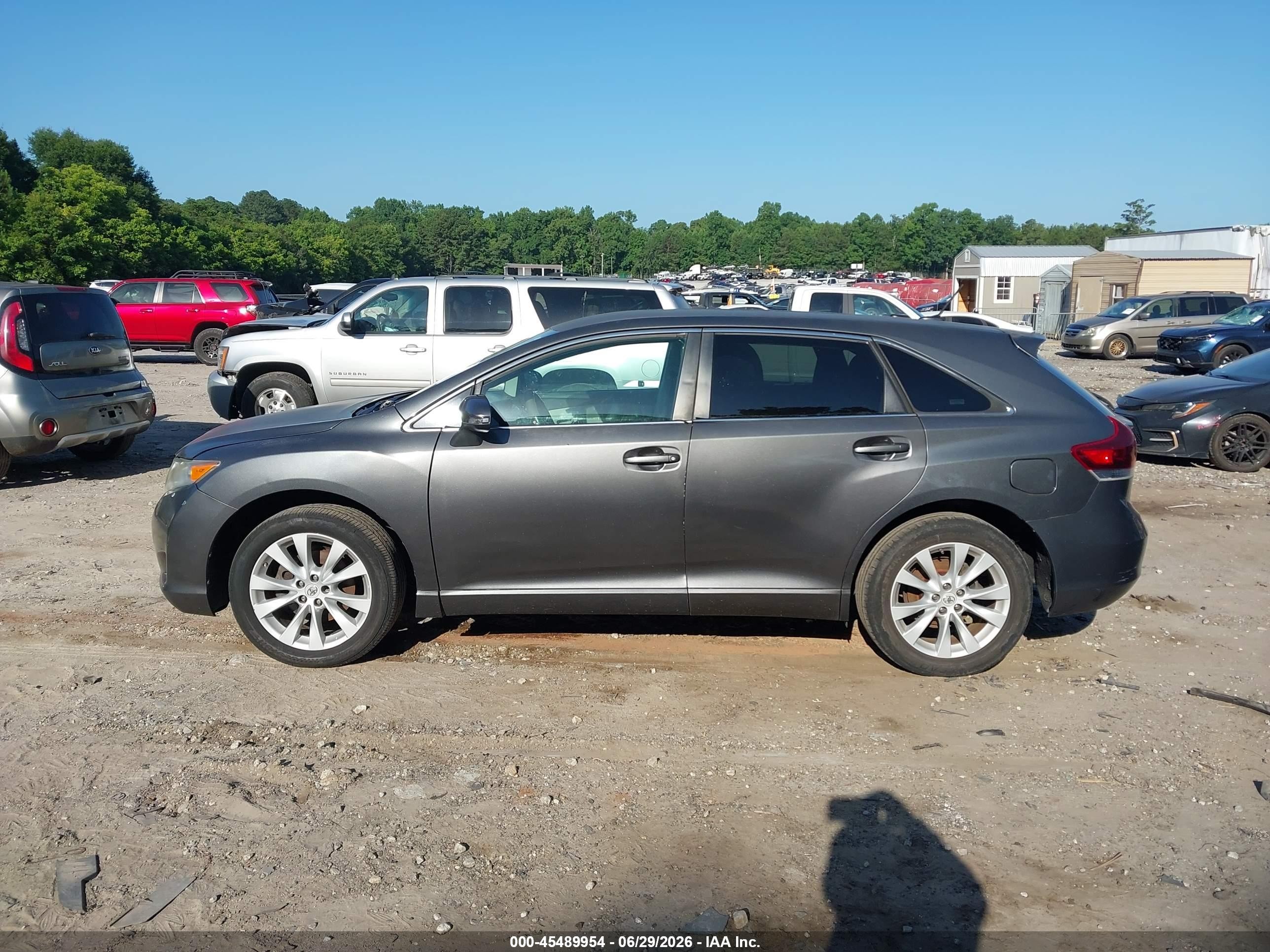 2013 Toyota Venza Le Gray vin: 4T3ZA3BB3DU063485