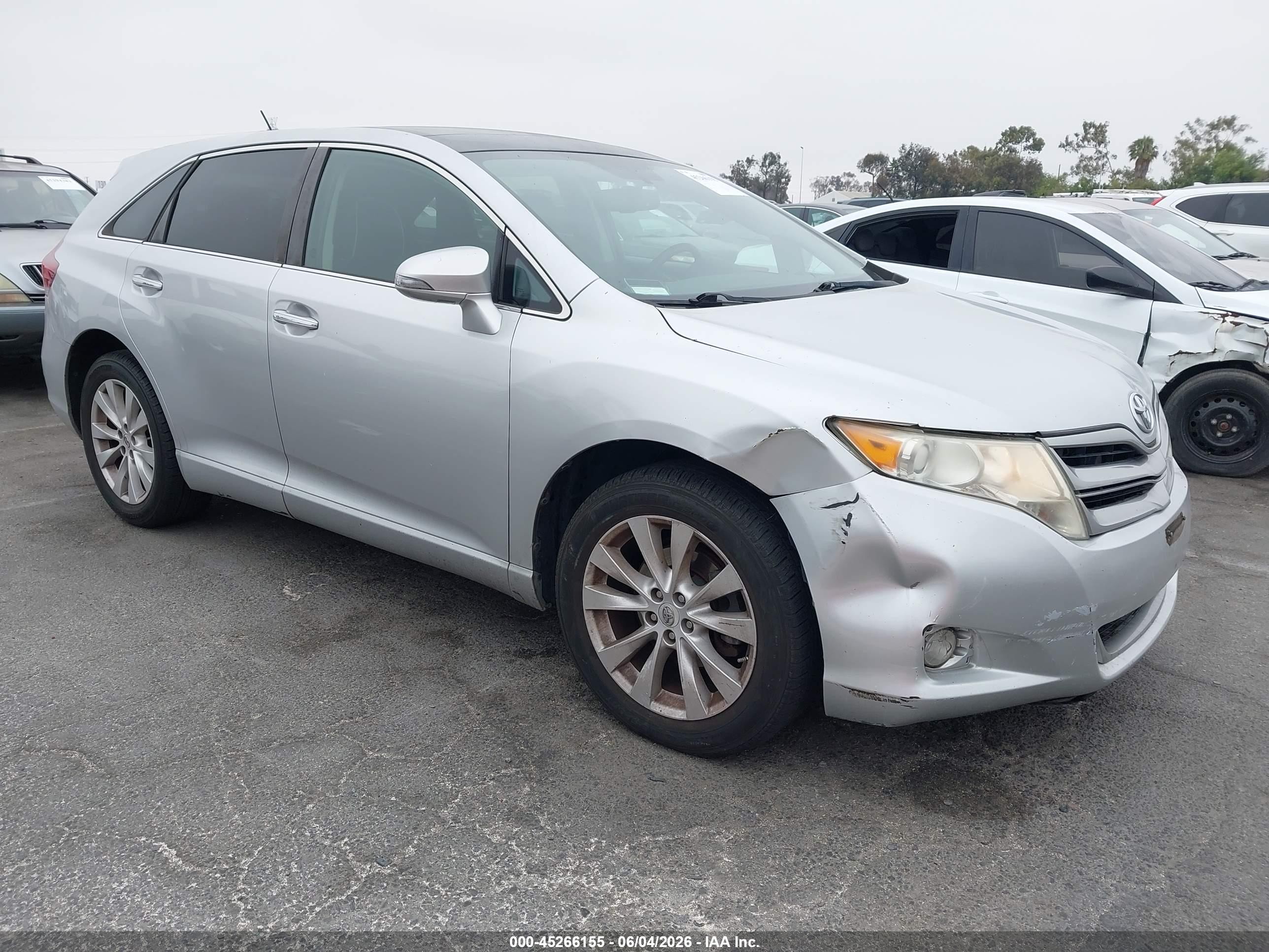 2013 Toyota Venza Xle Silver vin: 4T3ZA3BB3DU068511