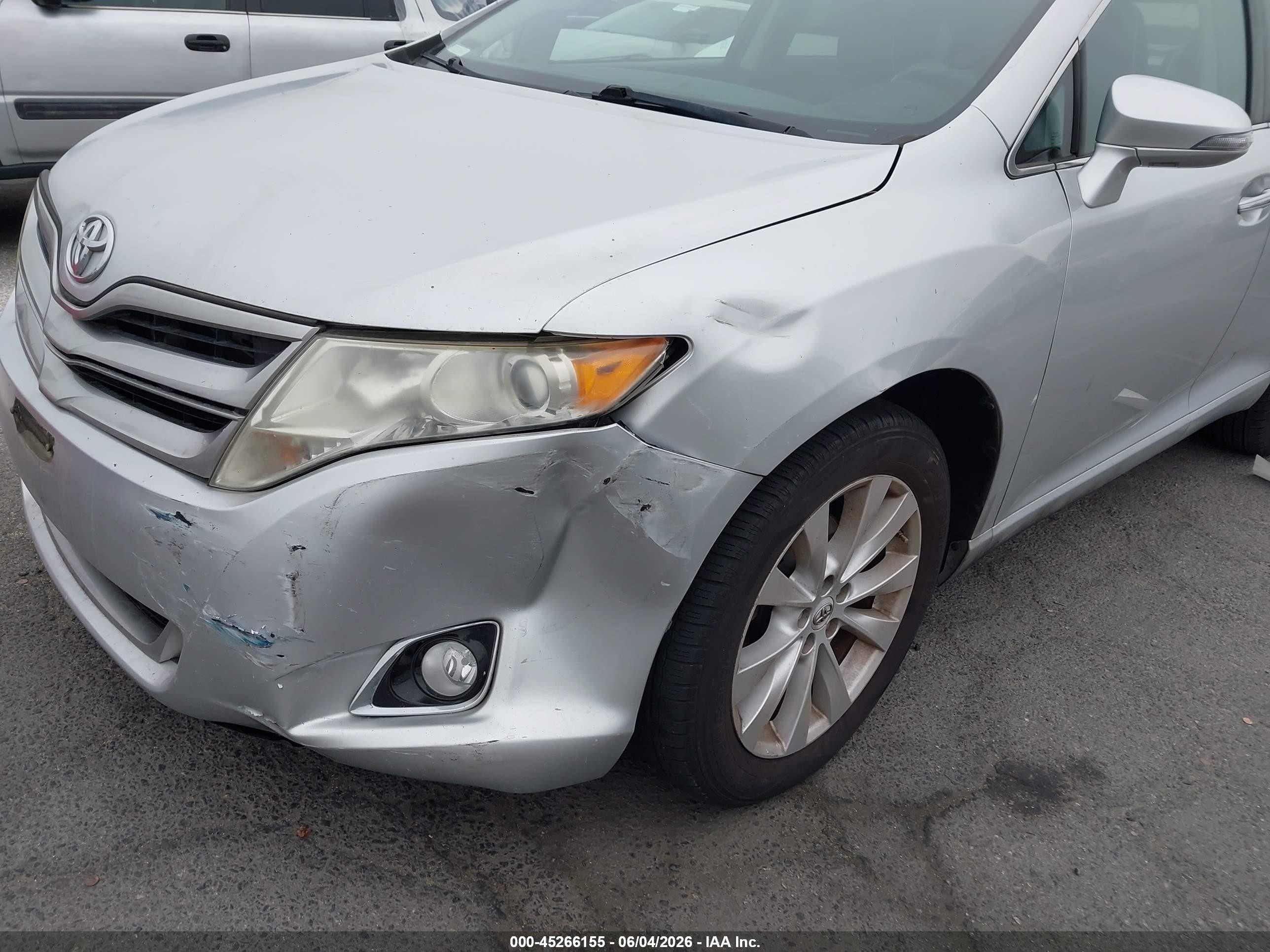 2013 Toyota Venza Xle Silver vin: 4T3ZA3BB3DU068511