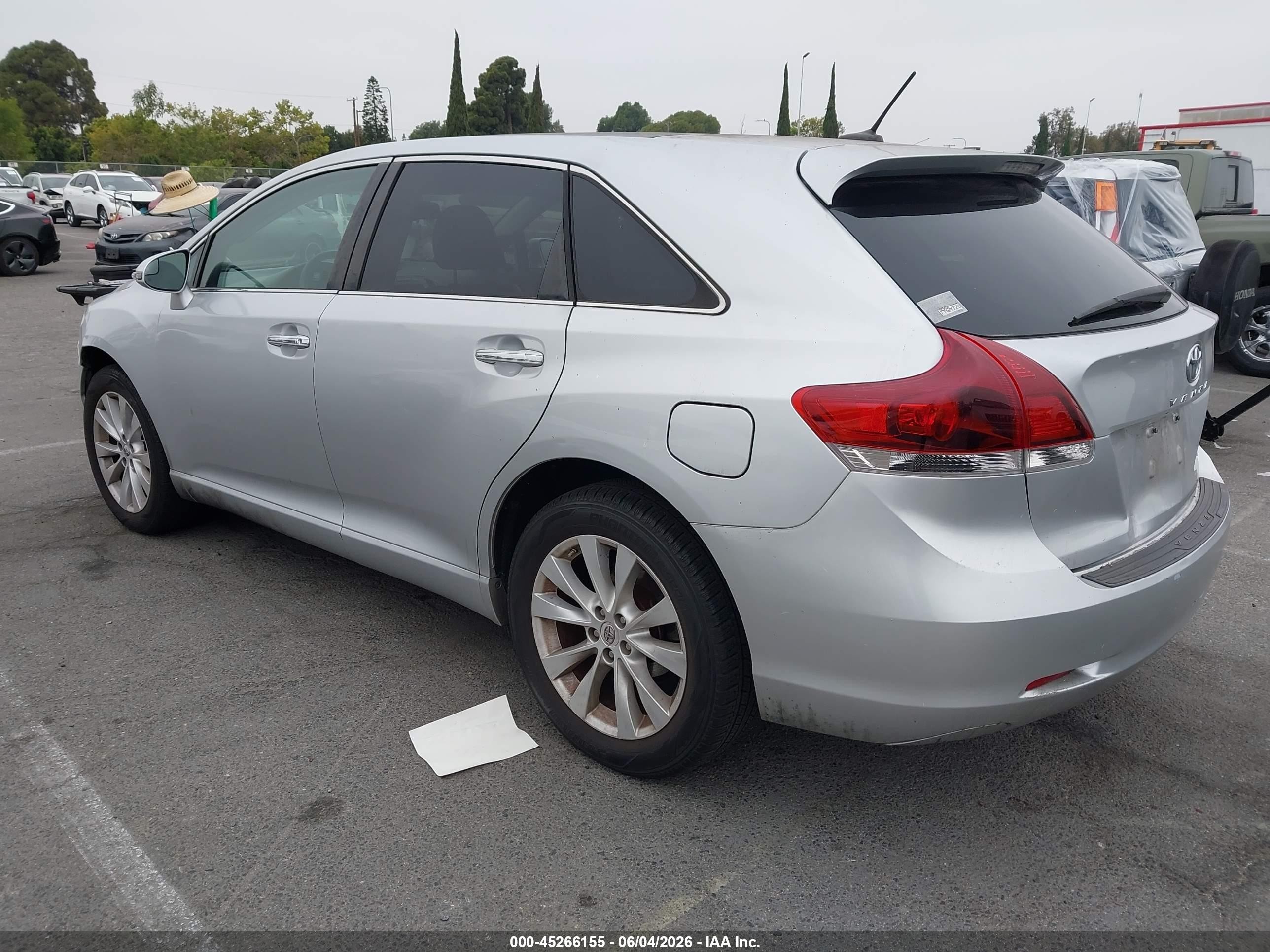 2013 Toyota Venza Xle Silver vin: 4T3ZA3BB3DU068511