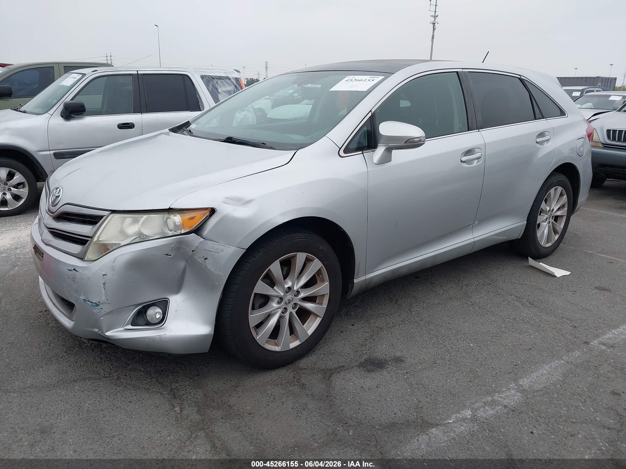 2013 Toyota Venza Xle Silver vin: 4T3ZA3BB3DU068511