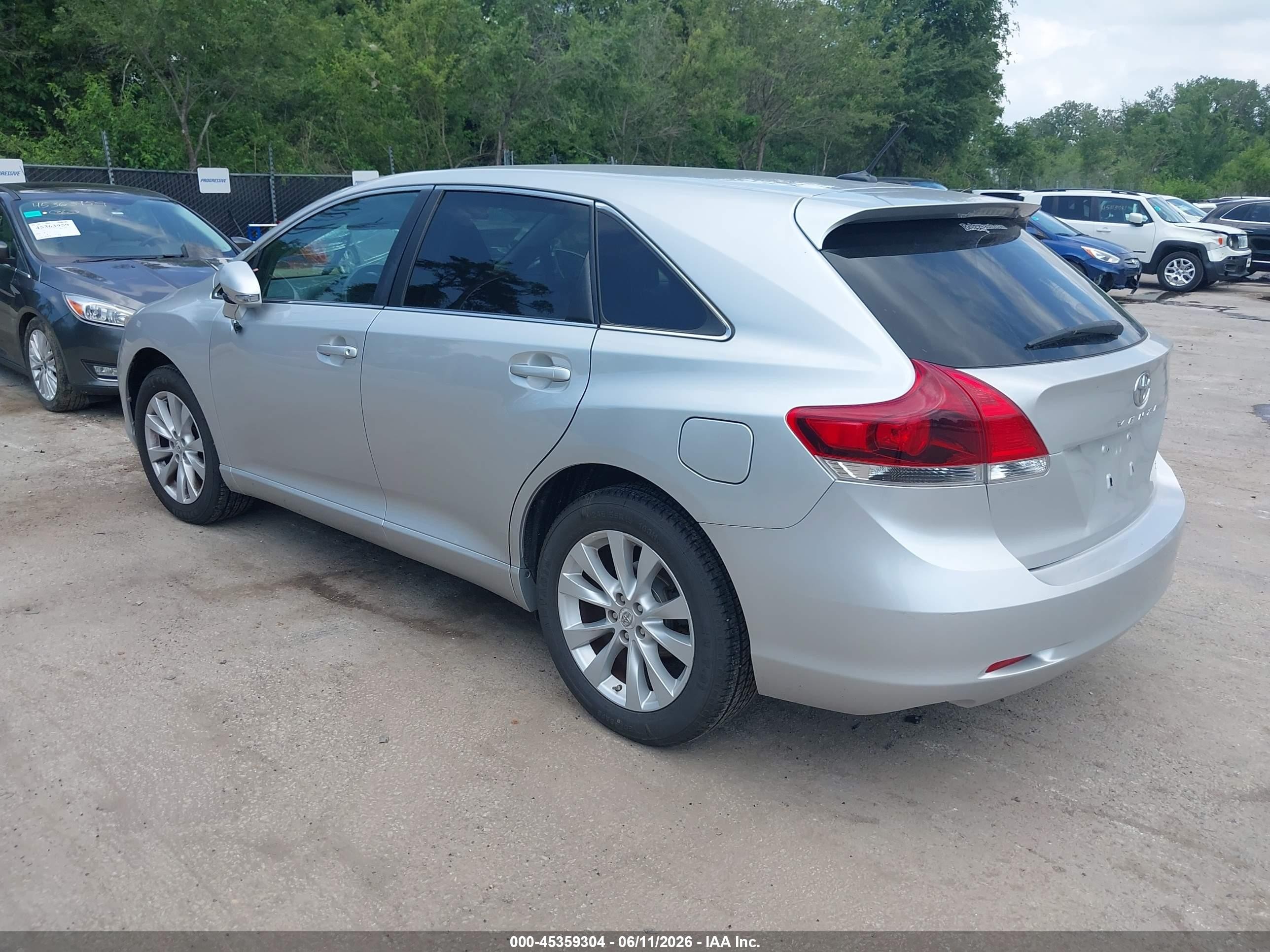 2013 Toyota Venza Le Gray vin: 4T3ZA3BB3DU072963