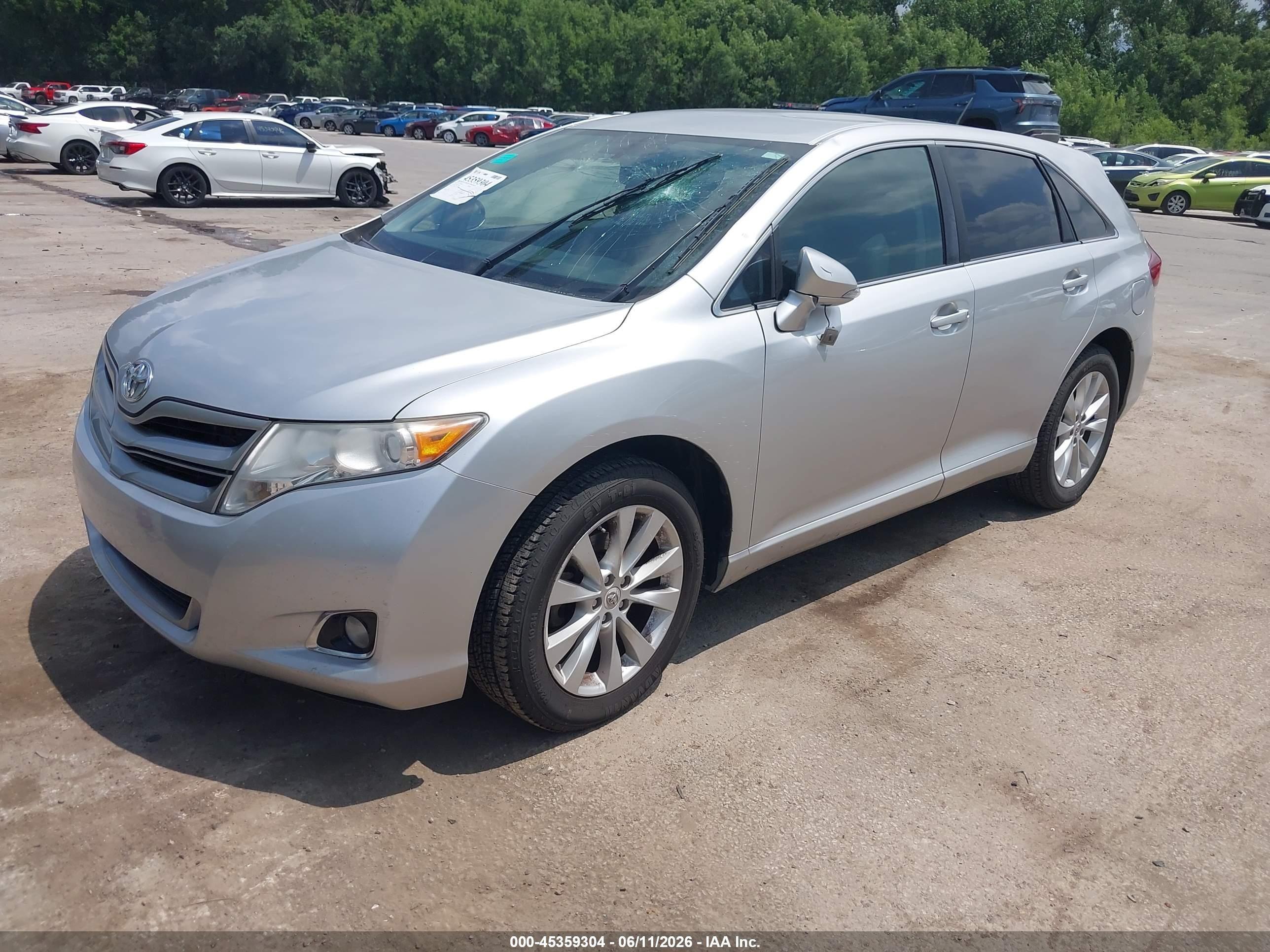 2013 Toyota Venza Le Gray vin: 4T3ZA3BB3DU072963