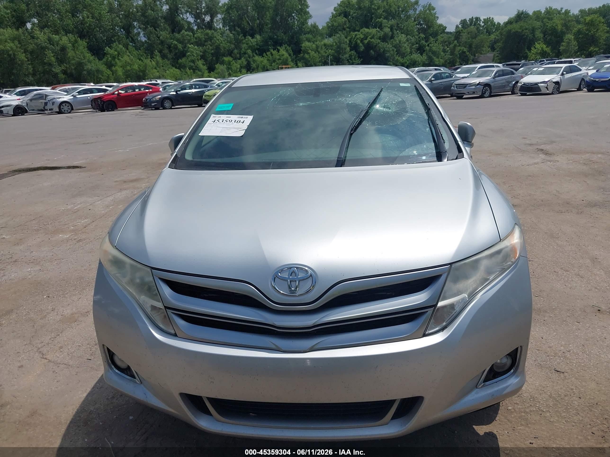 2013 Toyota Venza Le Gray vin: 4T3ZA3BB3DU072963