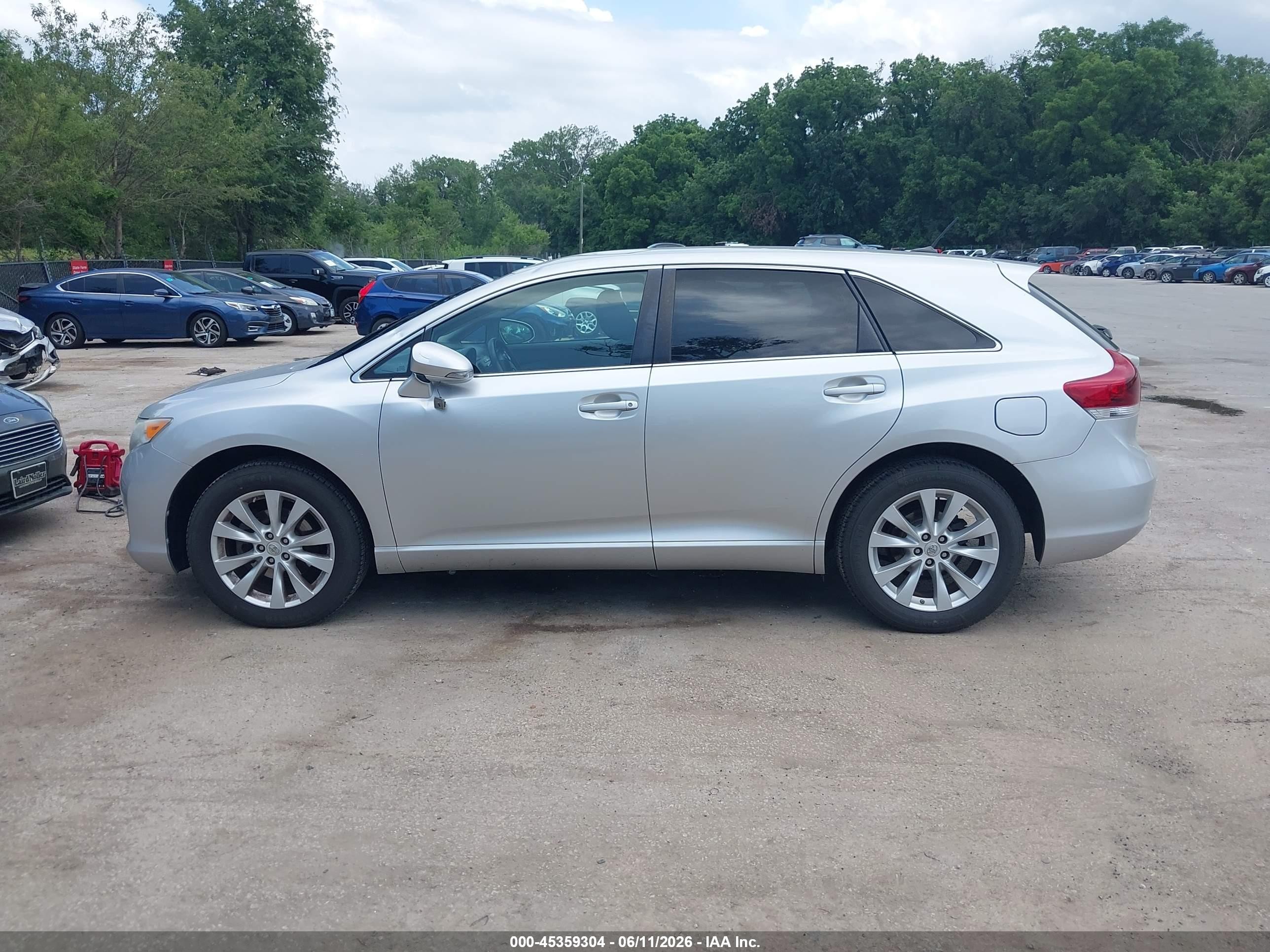 2013 Toyota Venza Le Gray vin: 4T3ZA3BB3DU072963