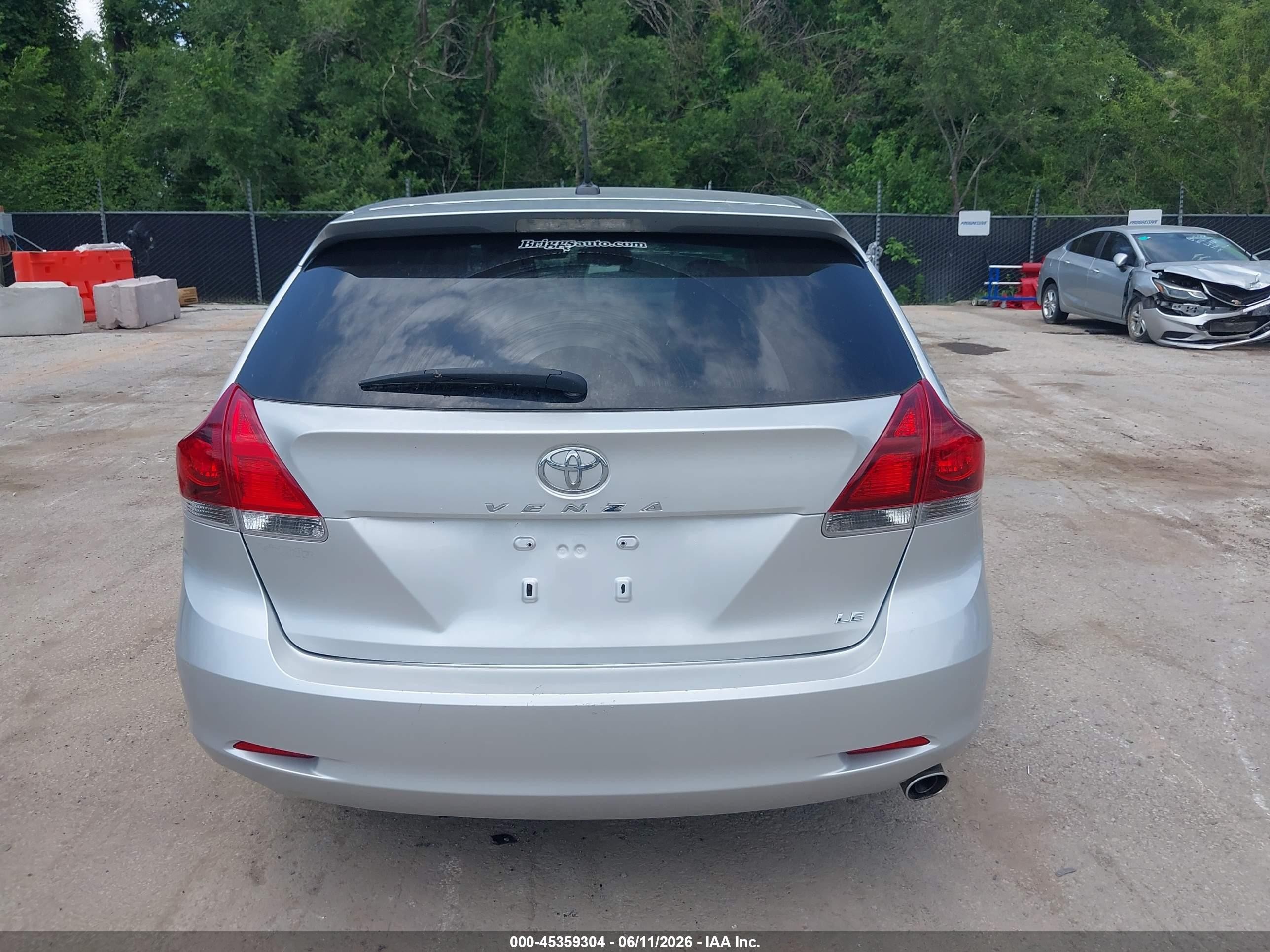 2013 Toyota Venza Le Gray vin: 4T3ZA3BB3DU072963