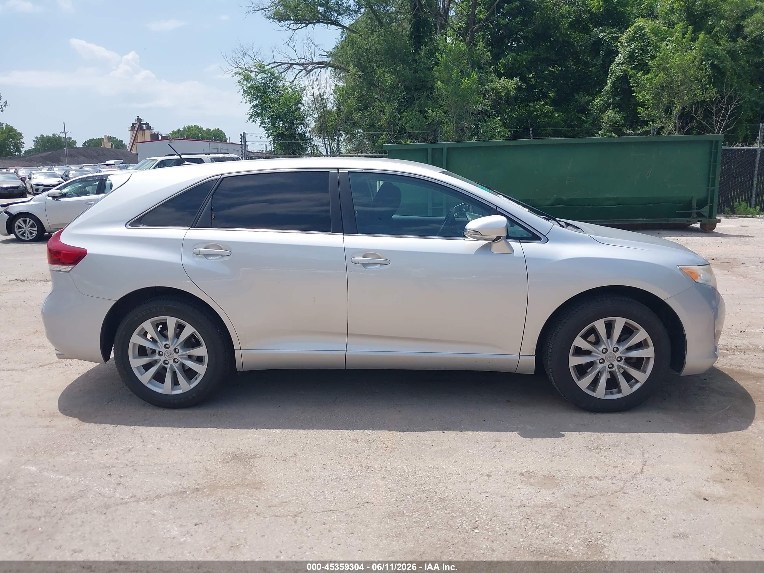 2013 Toyota Venza Le Gray vin: 4T3ZA3BB3DU072963