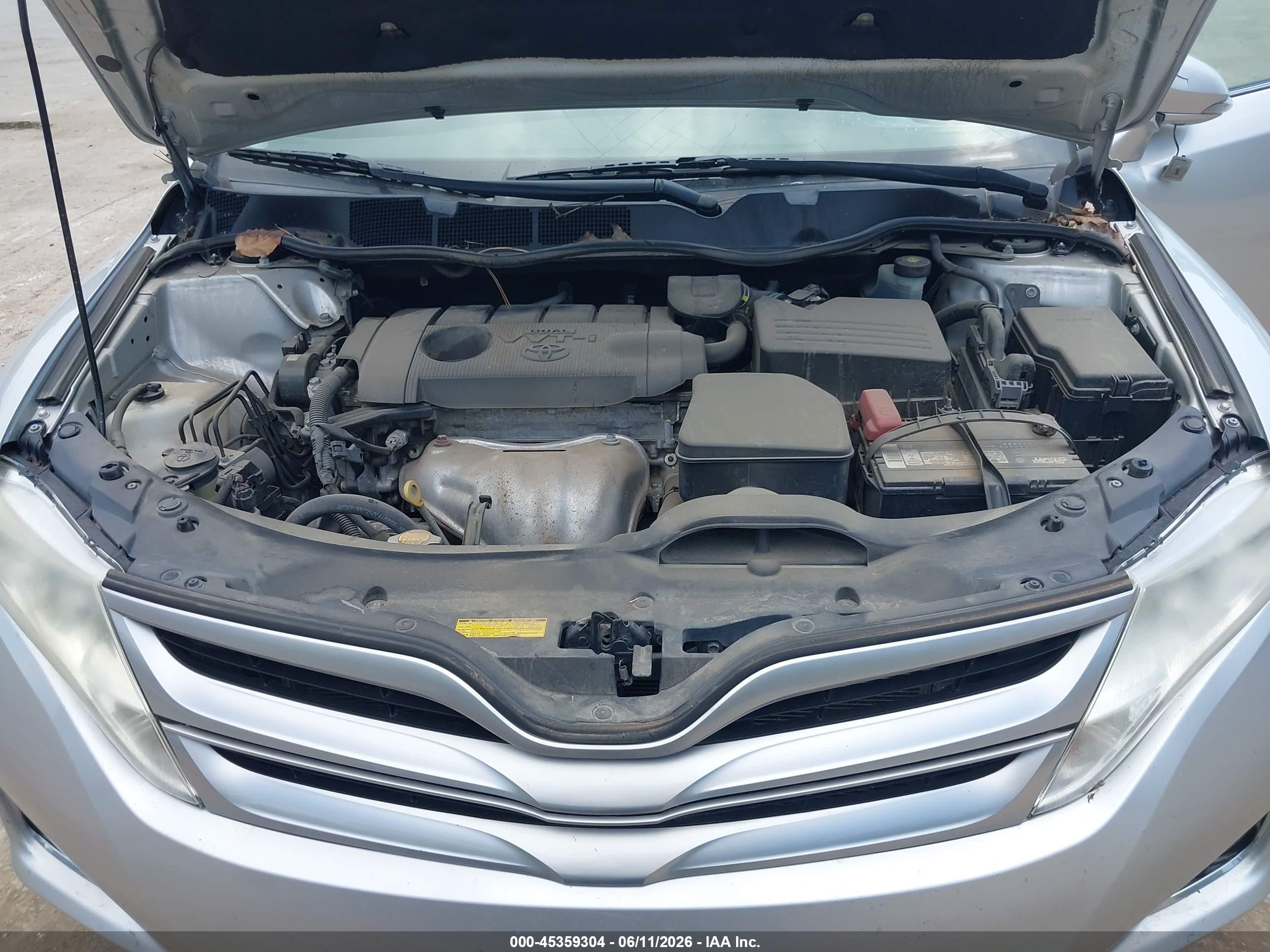 2013 Toyota Venza Le Gray vin: 4T3ZA3BB3DU072963
