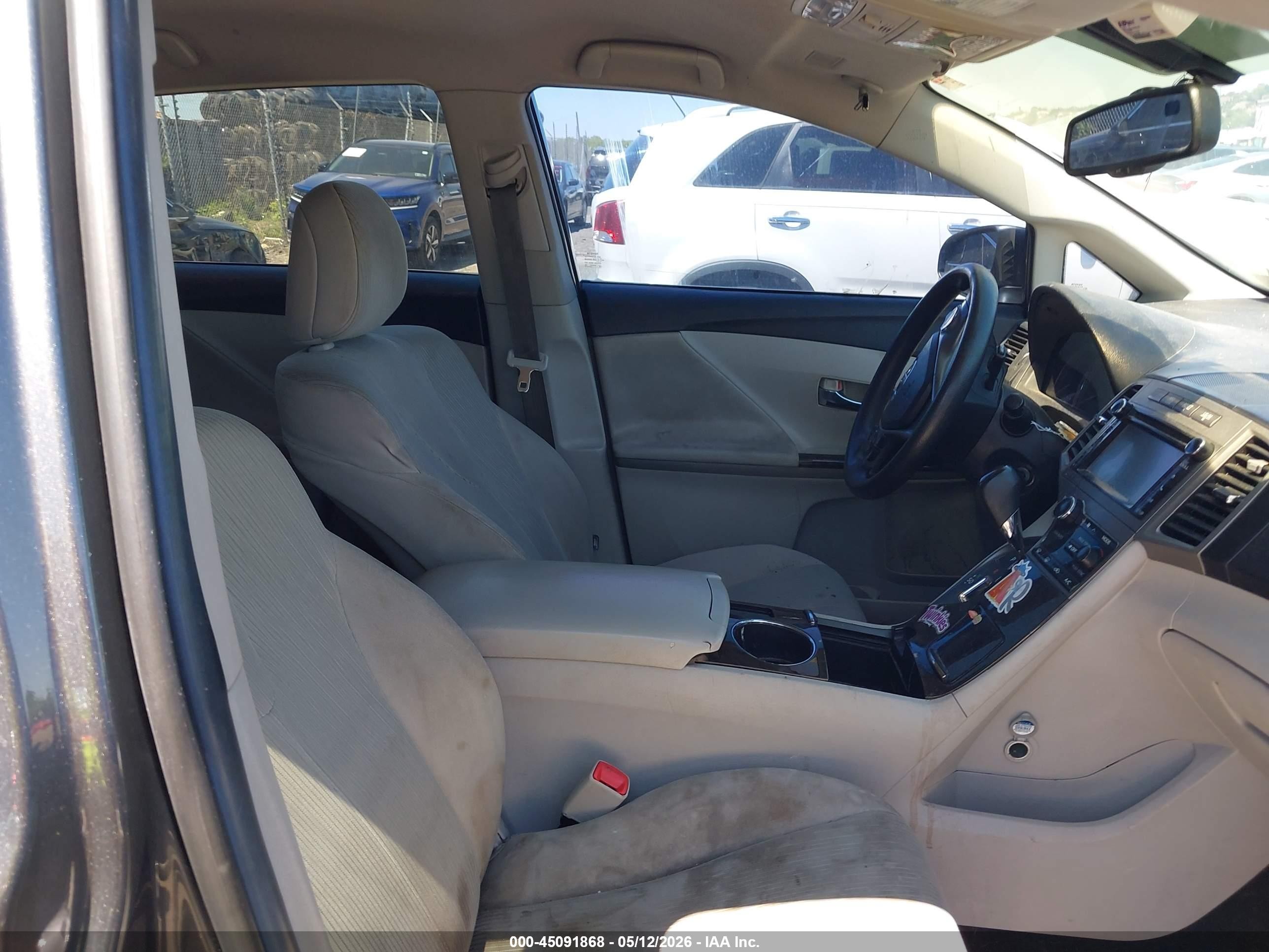 2013 Toyota Venza Le Gray vin: 4T3ZA3BB3DU073532