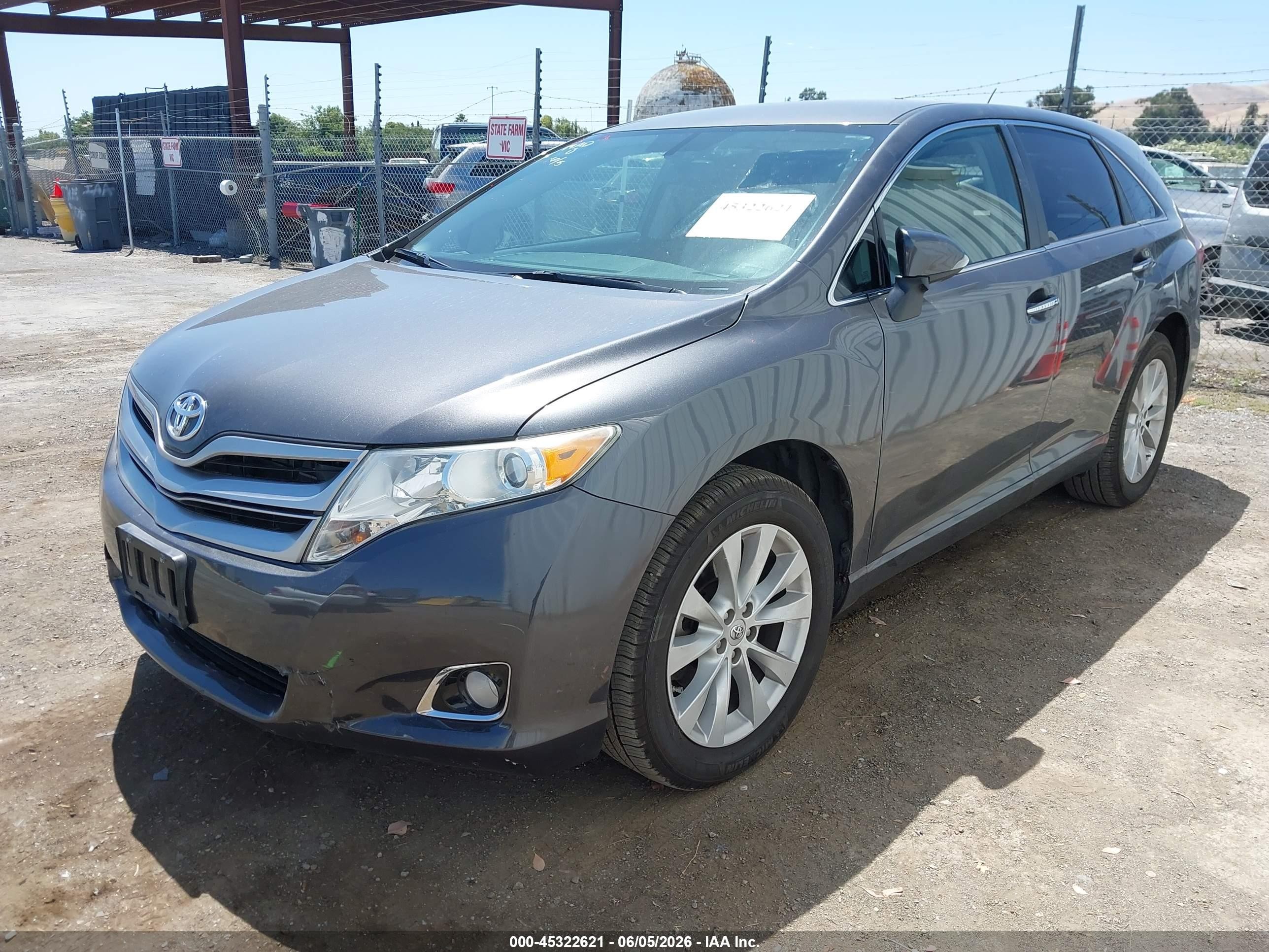 2013 Toyota Venza Xle Gray vin: 4T3ZA3BB3DU074924