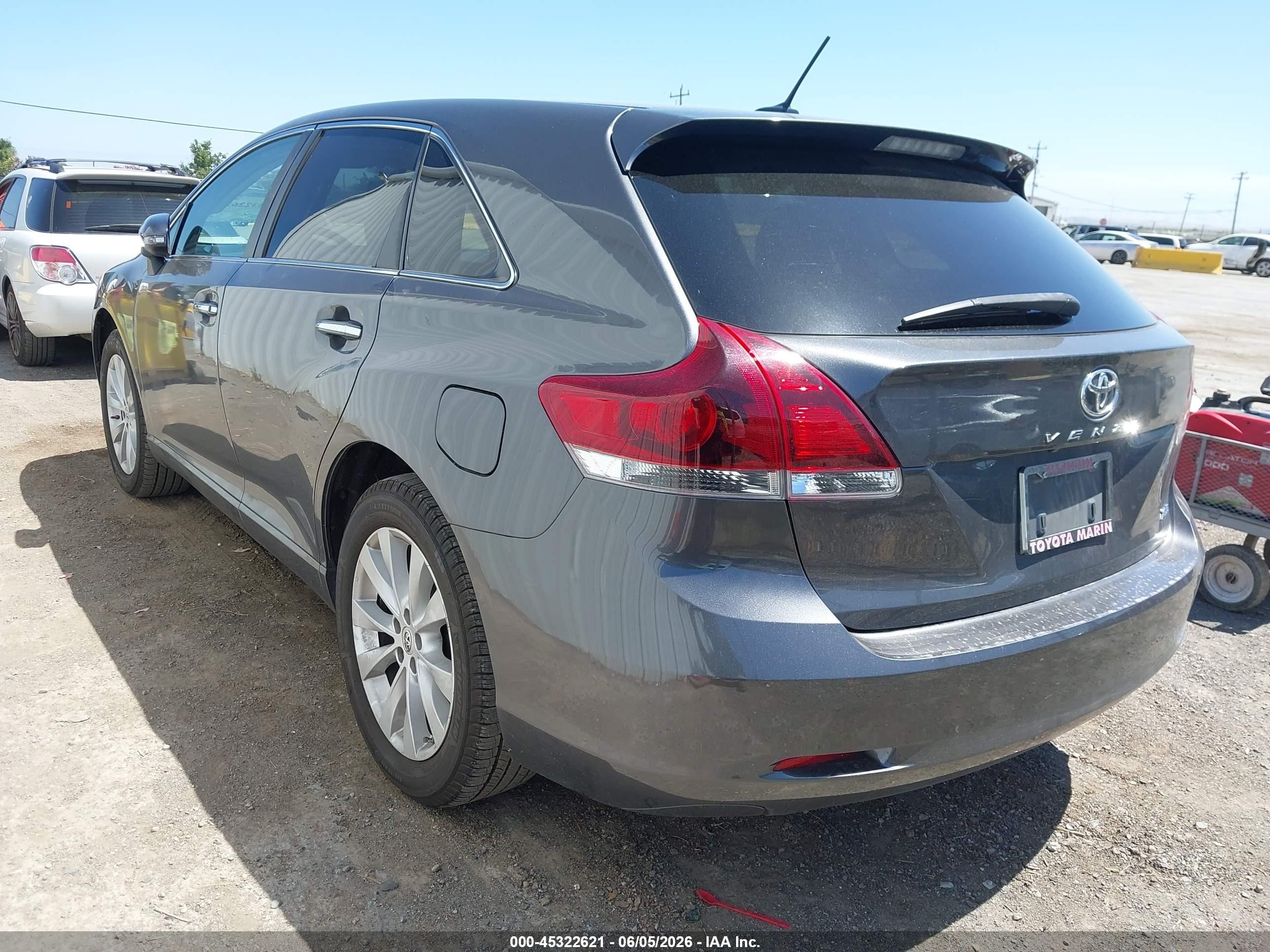 2013 Toyota Venza Xle Gray vin: 4T3ZA3BB3DU074924