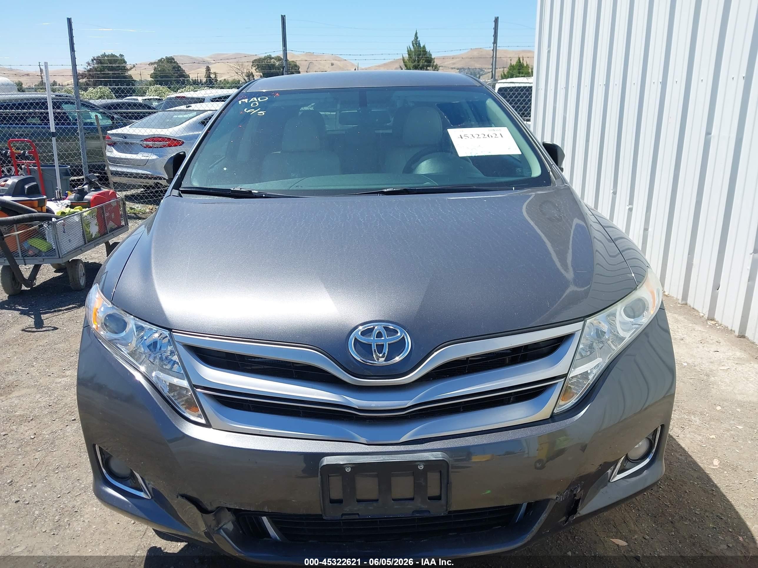 2013 Toyota Venza Xle Gray vin: 4T3ZA3BB3DU074924