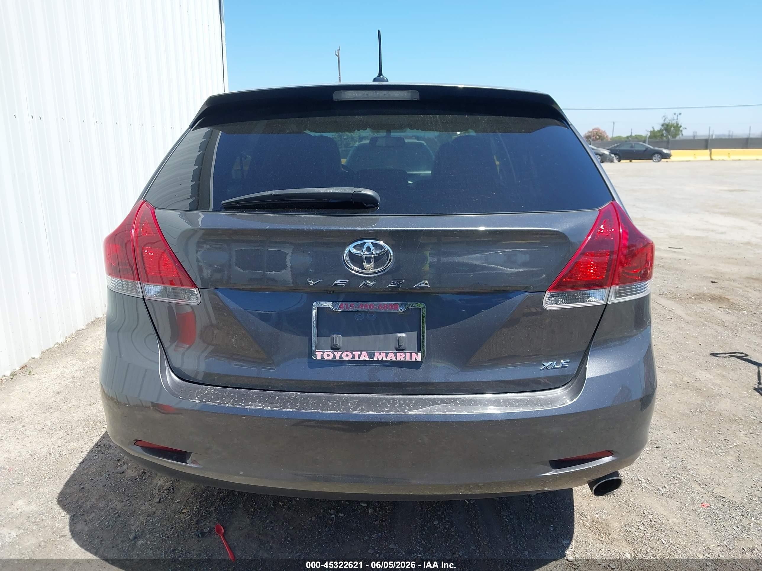 2013 Toyota Venza Xle Gray vin: 4T3ZA3BB3DU074924