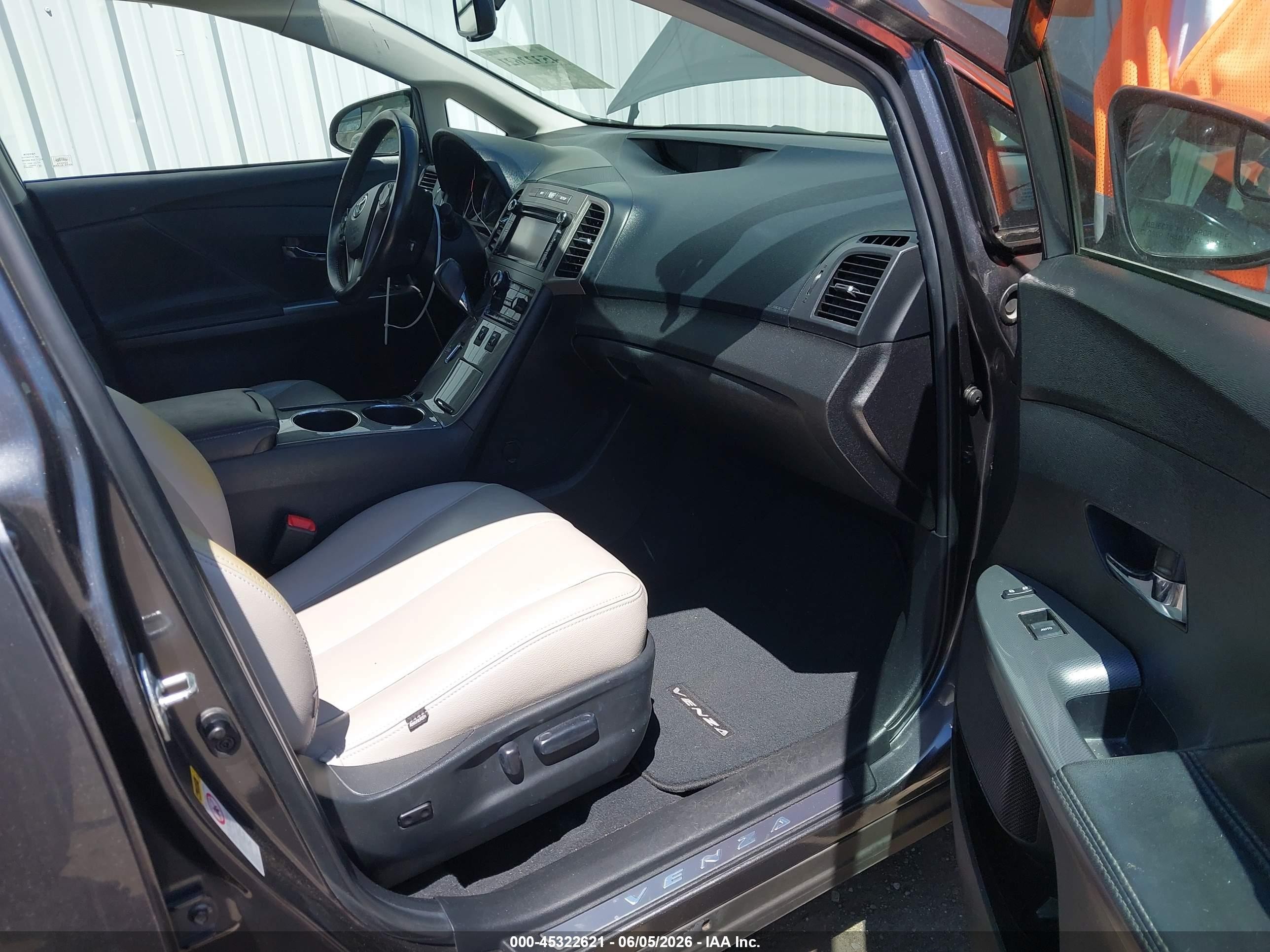 2013 Toyota Venza Xle Gray vin: 4T3ZA3BB3DU074924