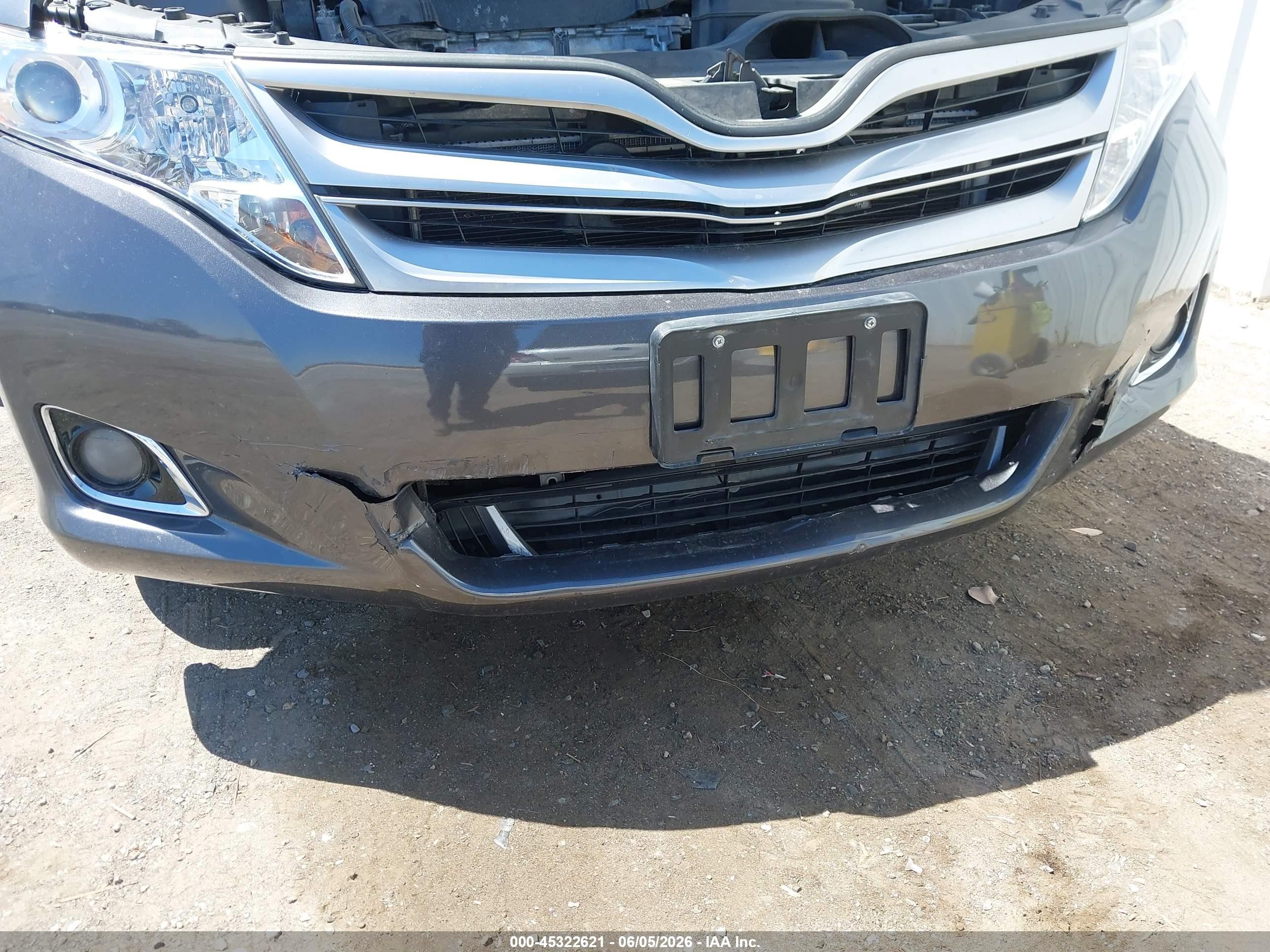 2013 Toyota Venza Xle Gray vin: 4T3ZA3BB3DU074924