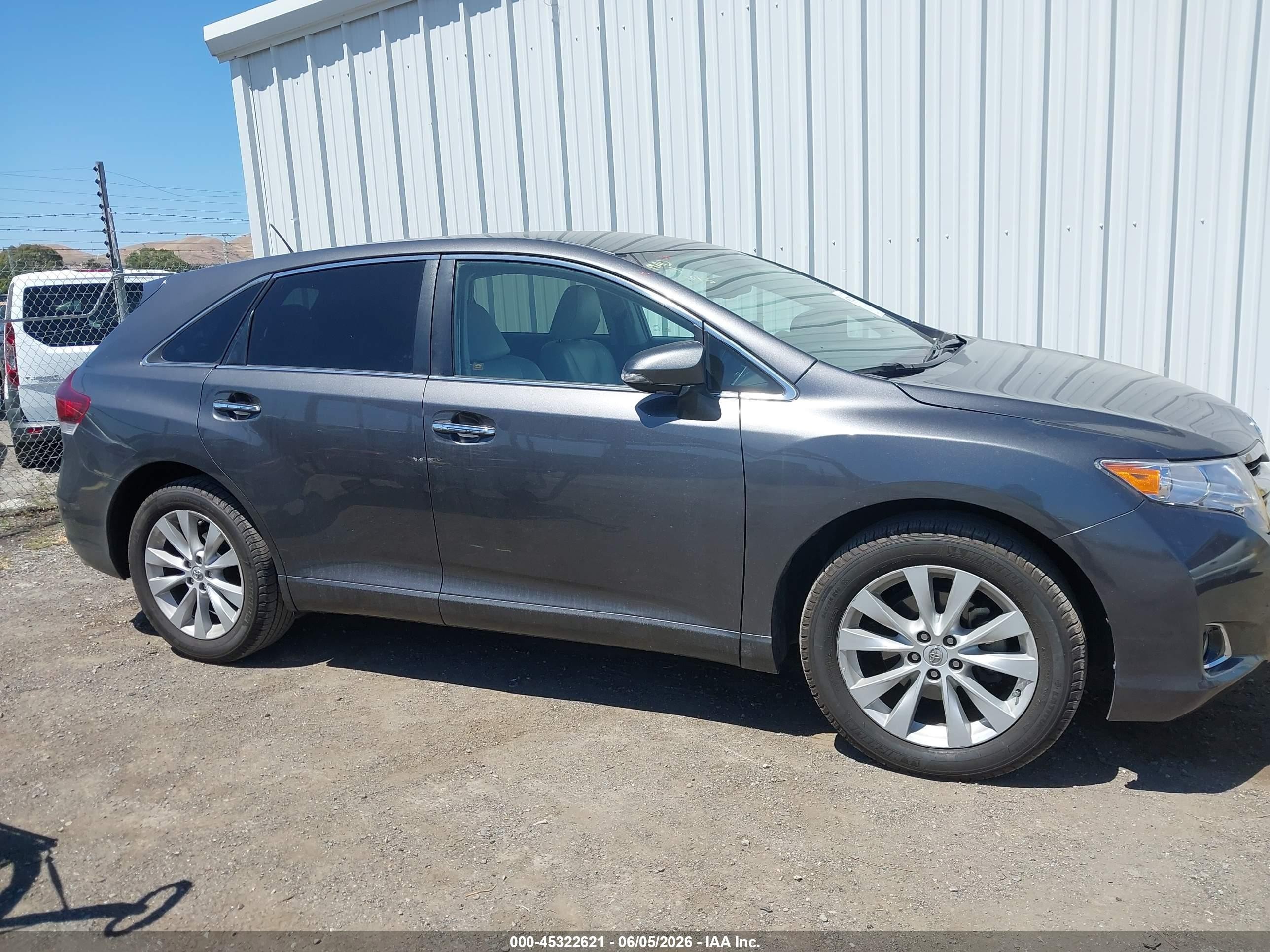 2013 Toyota Venza Xle Gray vin: 4T3ZA3BB3DU074924