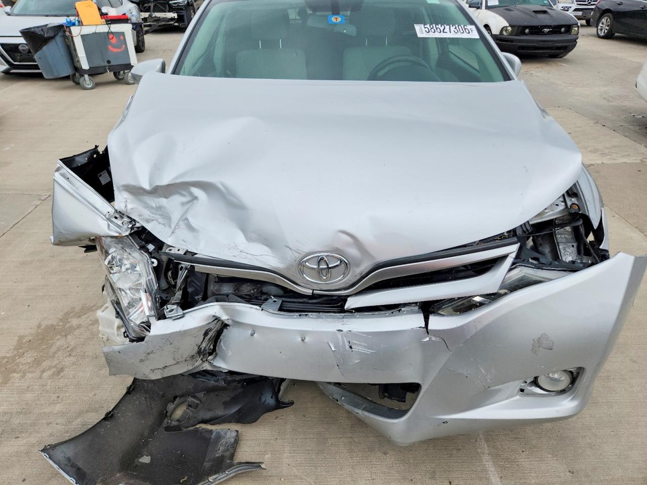 2013 Toyota Venza Le Silver vin: 4T3ZA3BB3DU079492