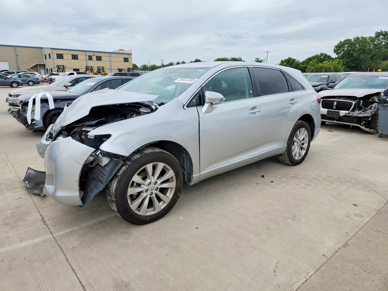 2013 Toyota Venza Le Серебряный vin: 4T3ZA3BB3DU079492