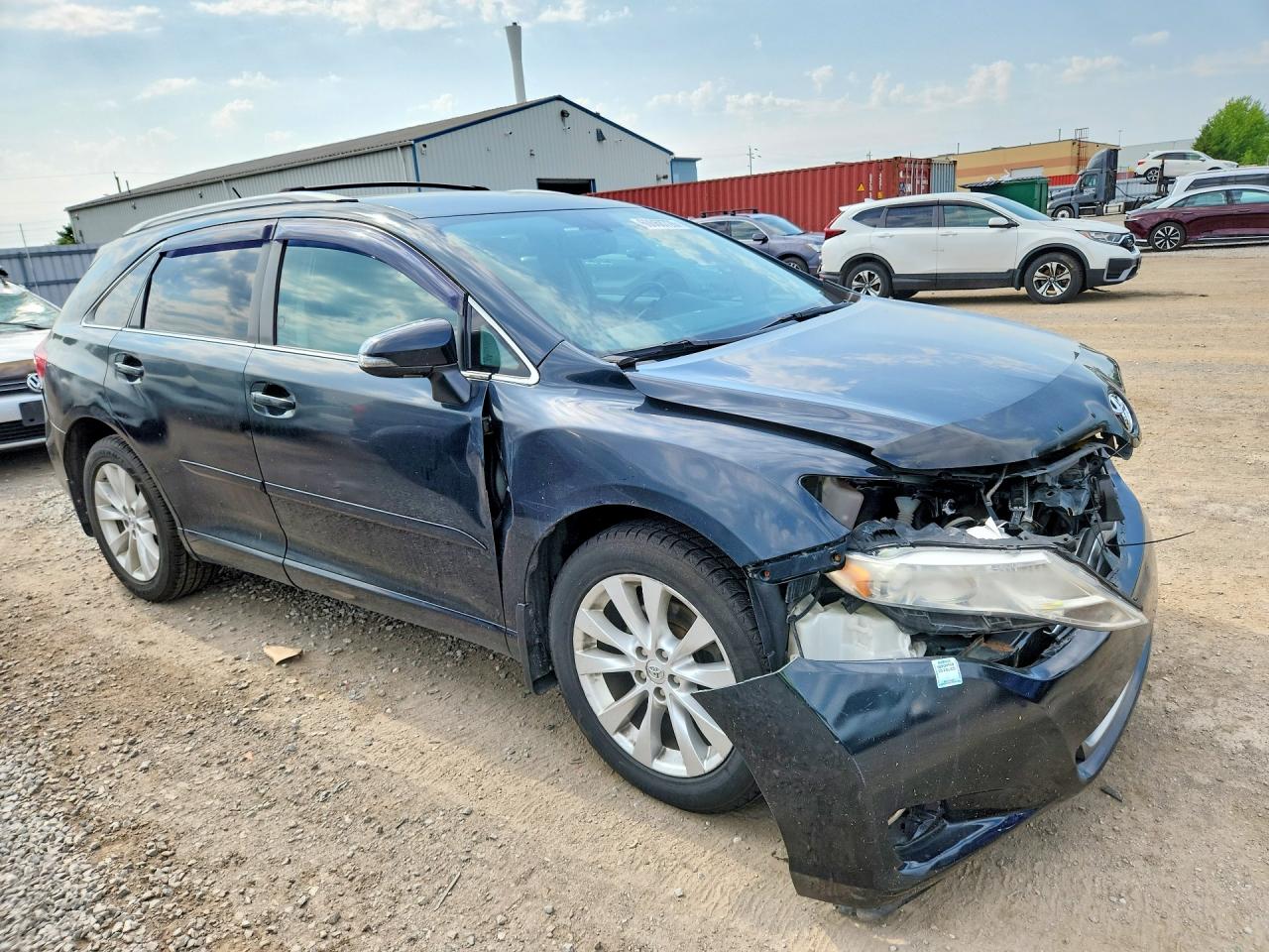 2014 Toyota Venza Le Серый vin: 4T3ZA3BB3EU081213