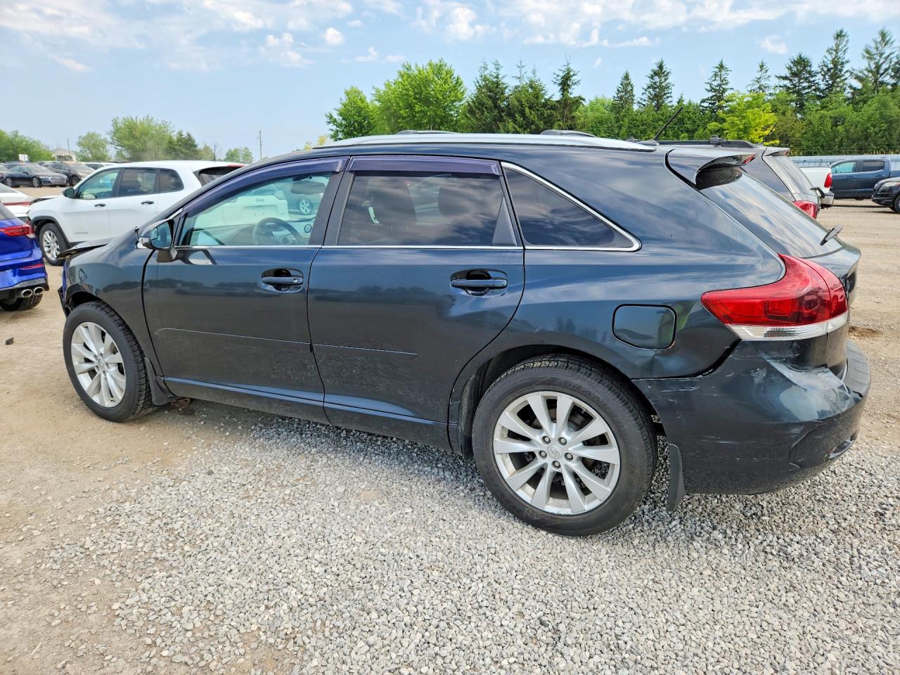2014 Toyota Venza Le Серый vin: 4T3ZA3BB3EU081213