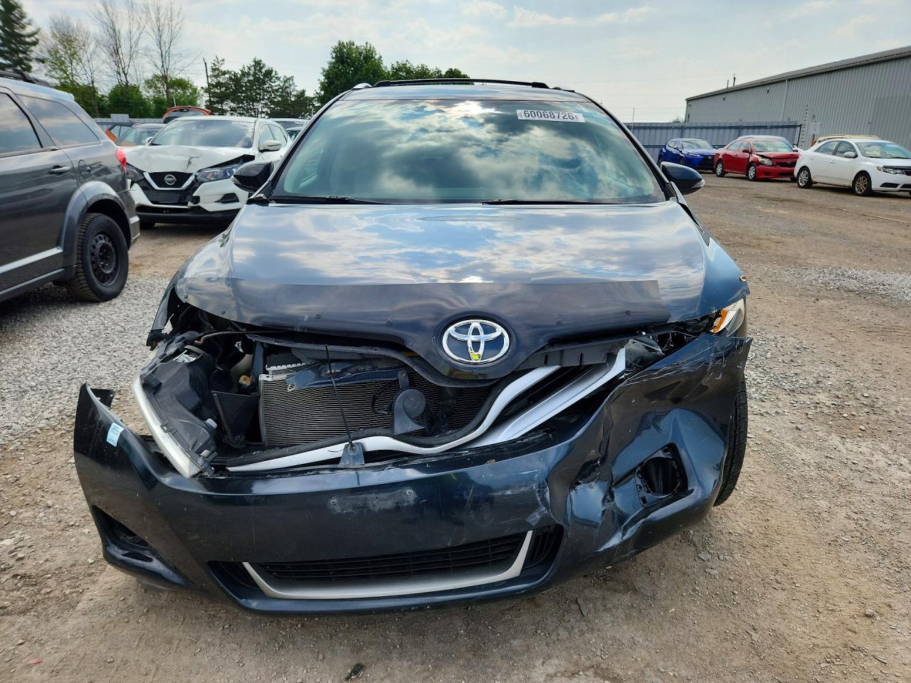 2014 Toyota Venza Le Серый vin: 4T3ZA3BB3EU081213
