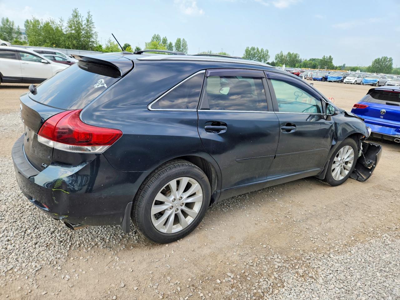 2014 Toyota Venza Le Серый vin: 4T3ZA3BB3EU081213