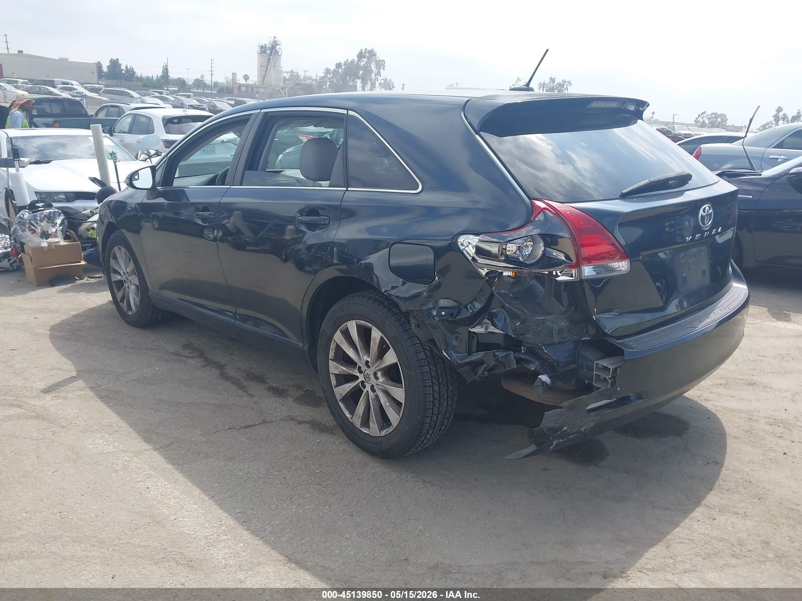 2014 Toyota Venza Le Black vin: 4T3ZA3BB3EU081874