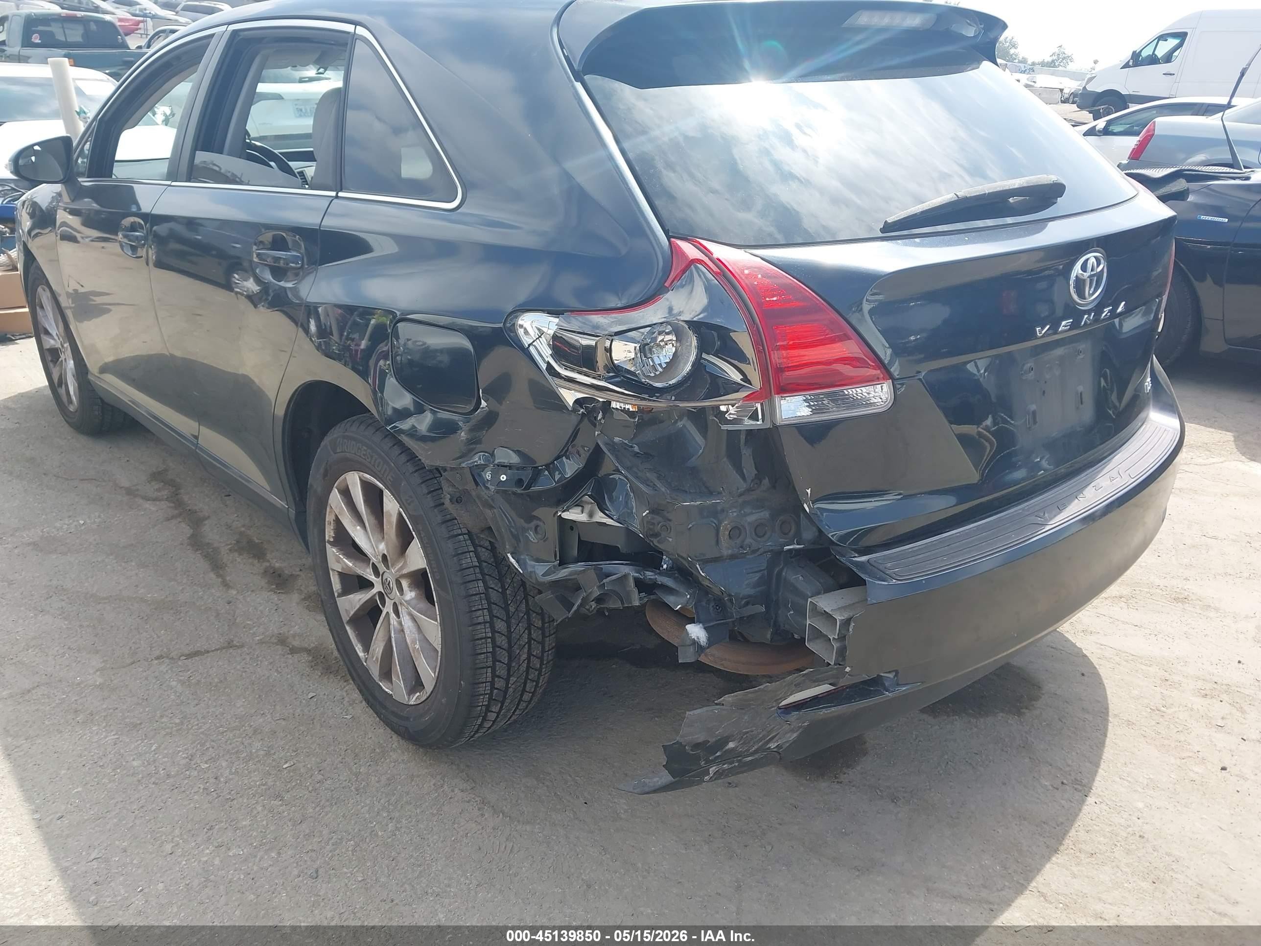 2014 Toyota Venza Le Black vin: 4T3ZA3BB3EU081874