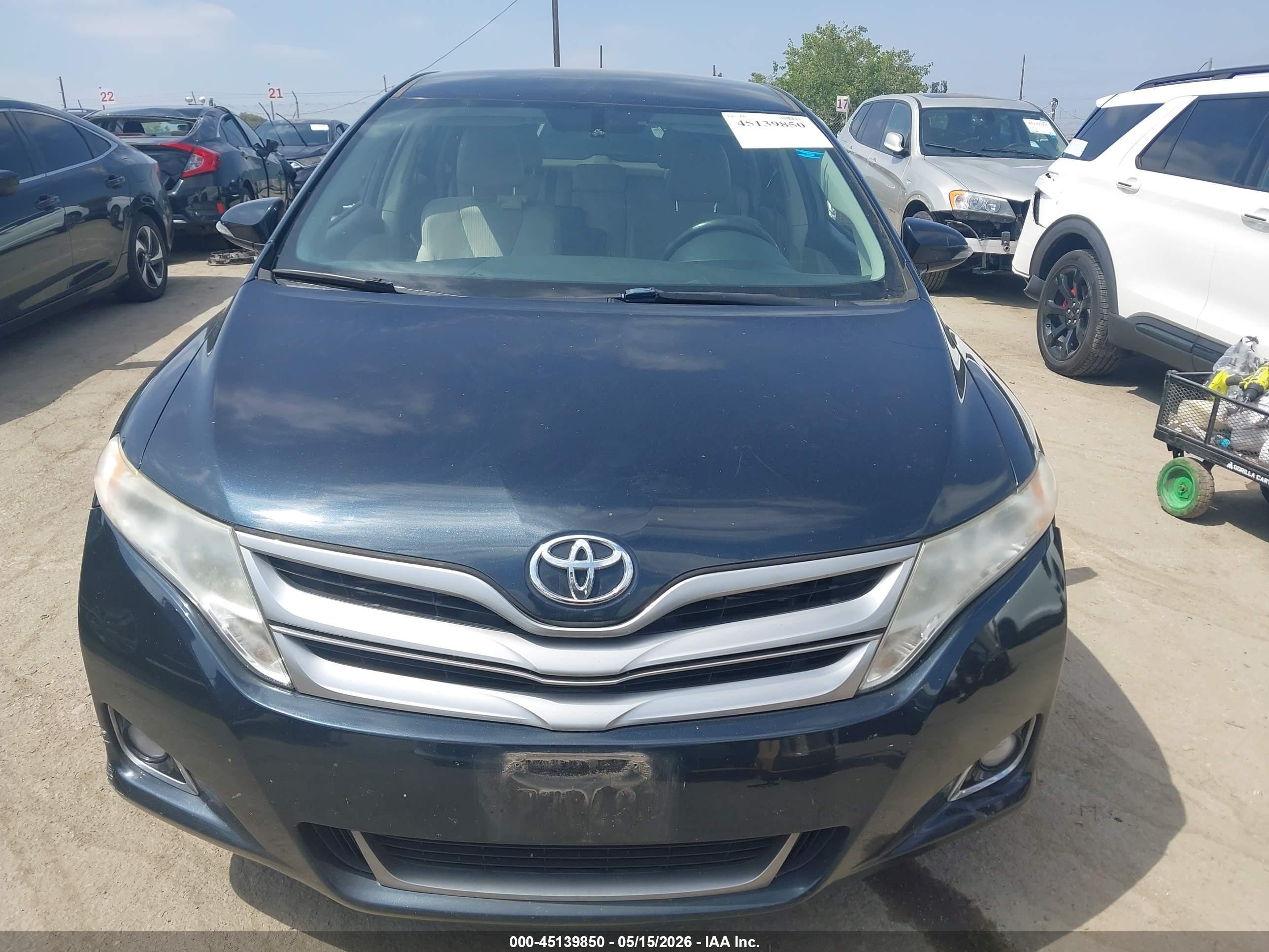 2014 Toyota Venza Le Black vin: 4T3ZA3BB3EU081874