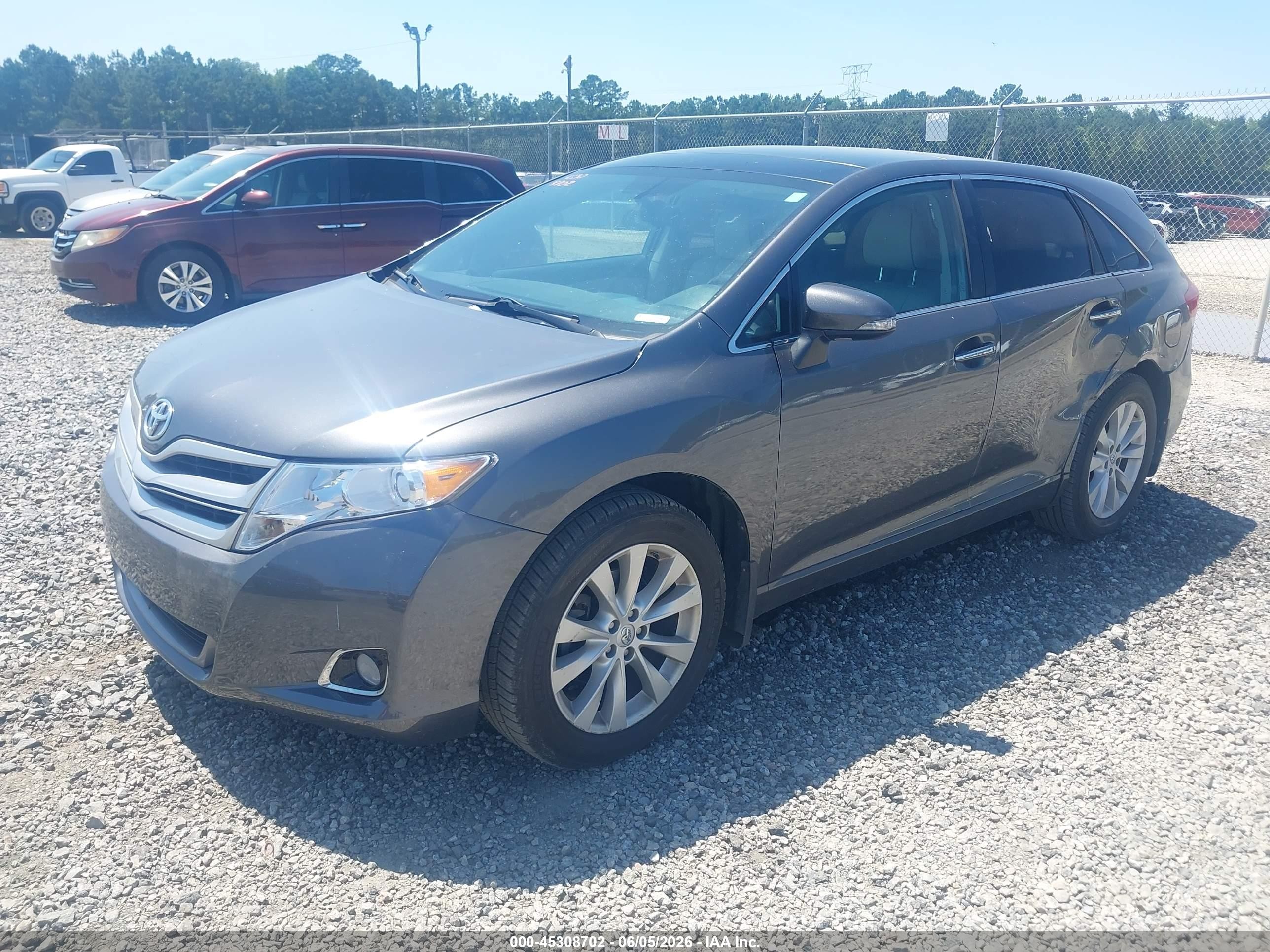 2014 Toyota Venza Xle Gray vin: 4T3ZA3BB3EU086489