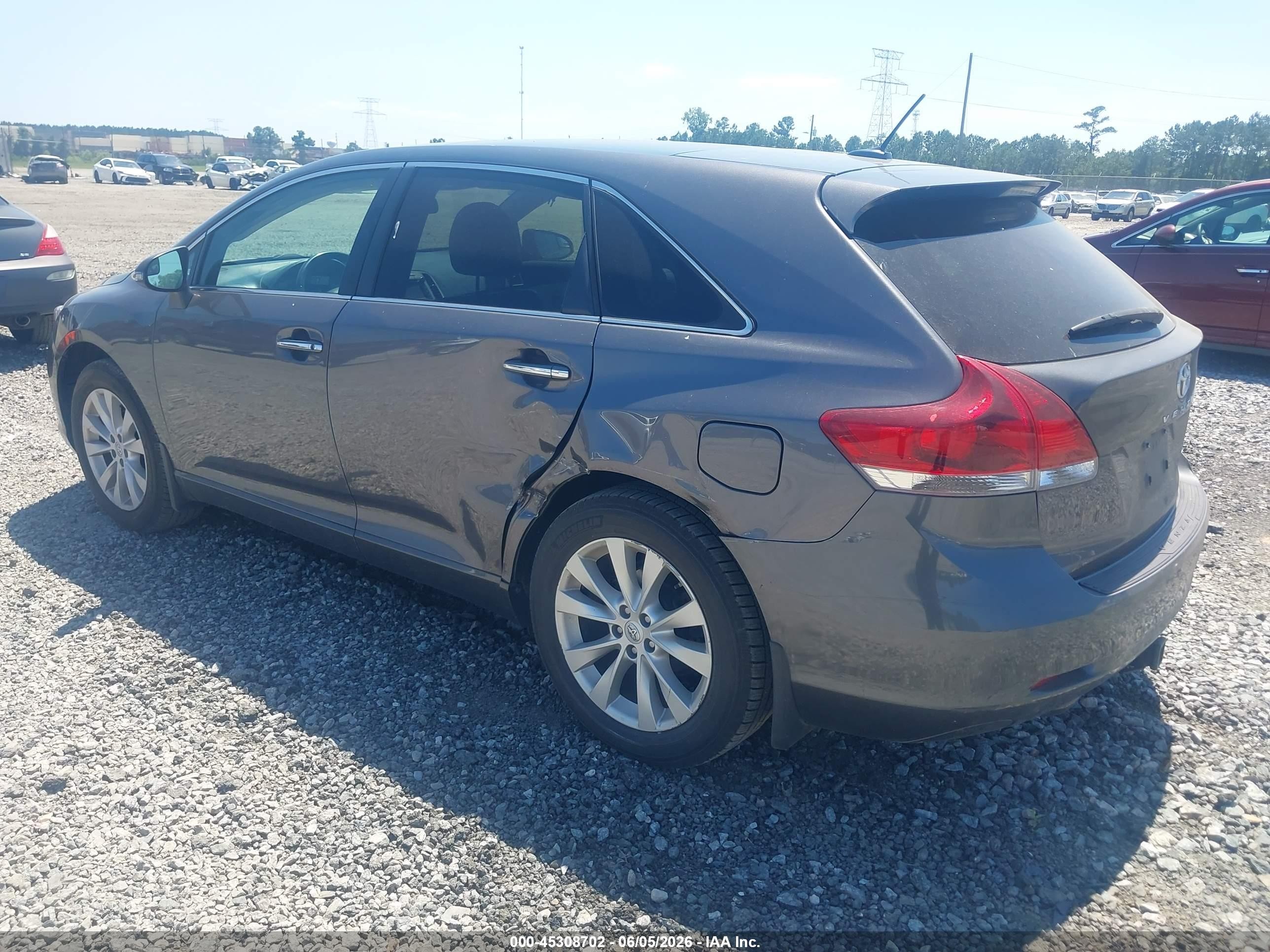 2014 Toyota Venza Xle Gray vin: 4T3ZA3BB3EU086489