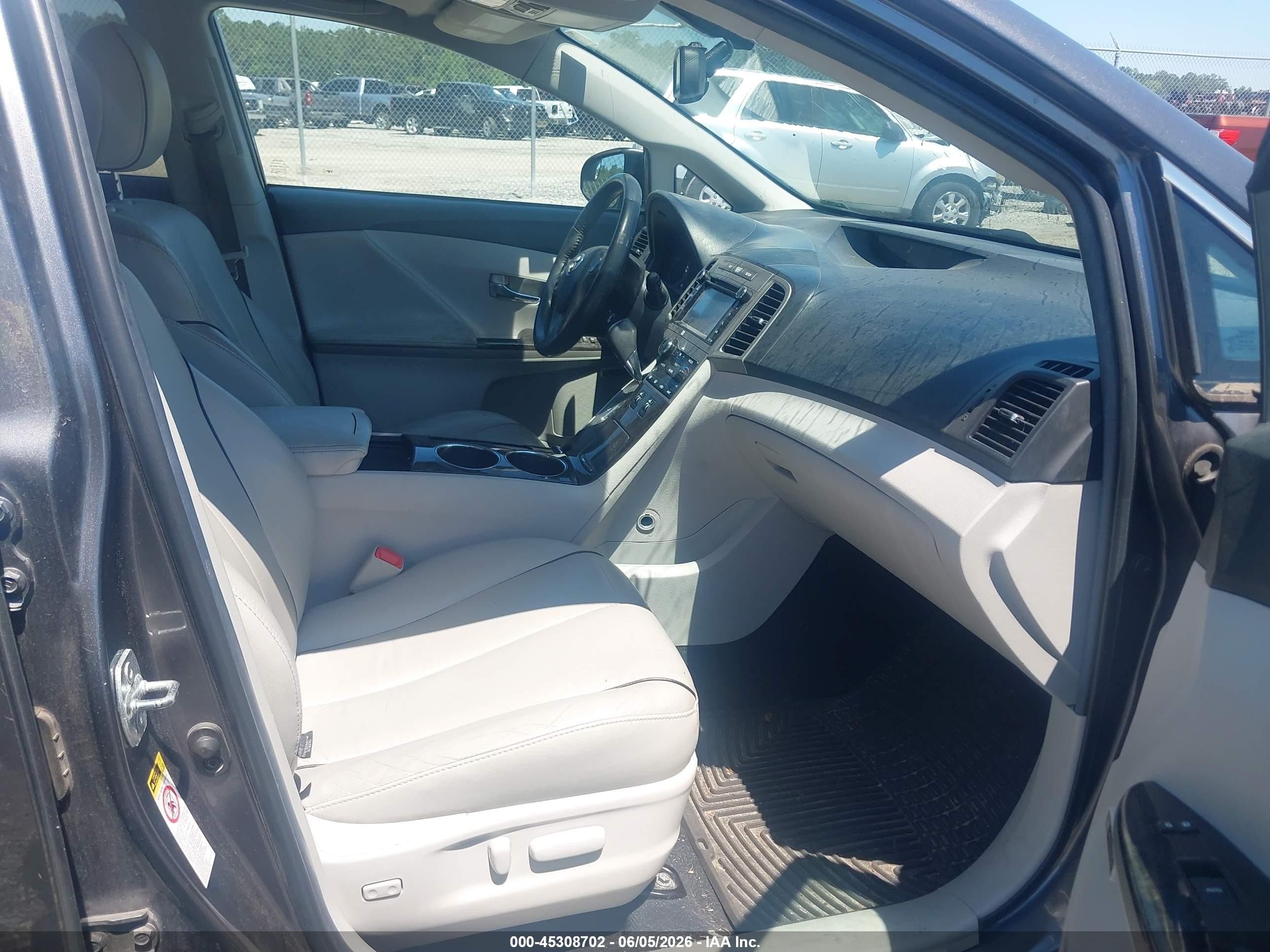 2014 Toyota Venza Xle Gray vin: 4T3ZA3BB3EU086489