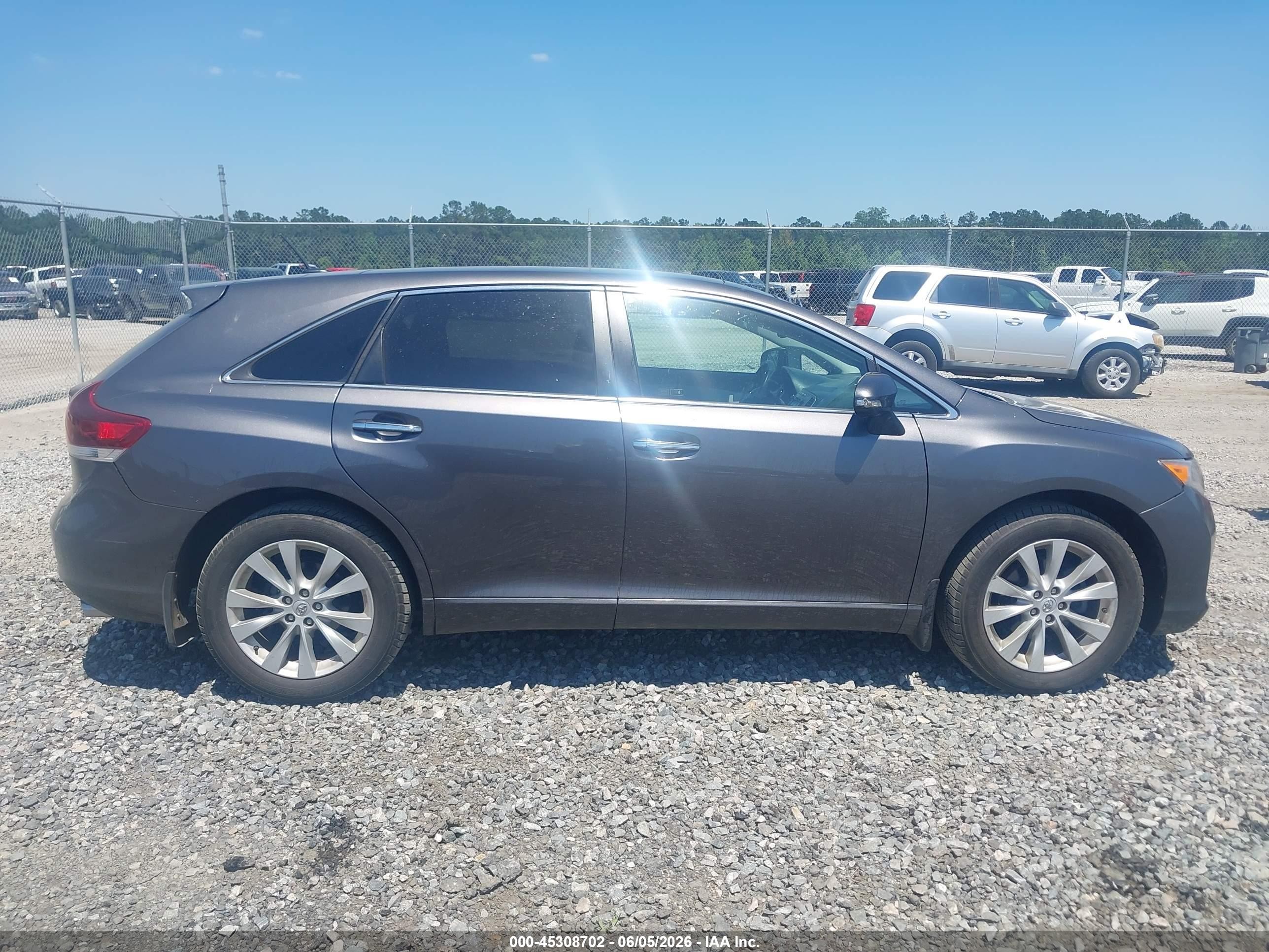 2014 Toyota Venza Xle Gray vin: 4T3ZA3BB3EU086489