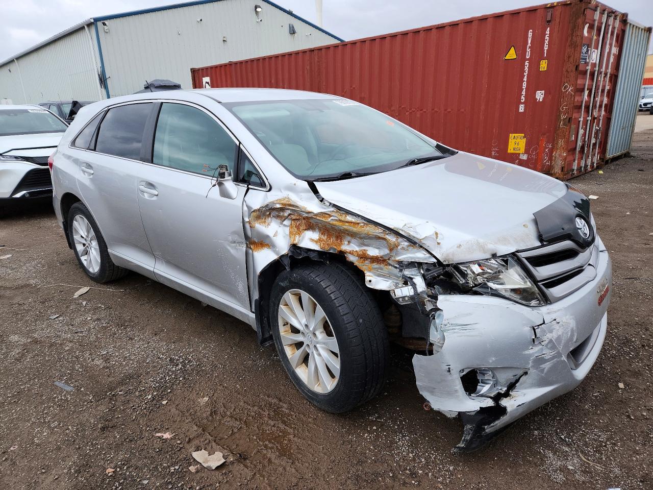2014 Toyota Venza Le Серебряный vin: 4T3ZA3BB3EU089649