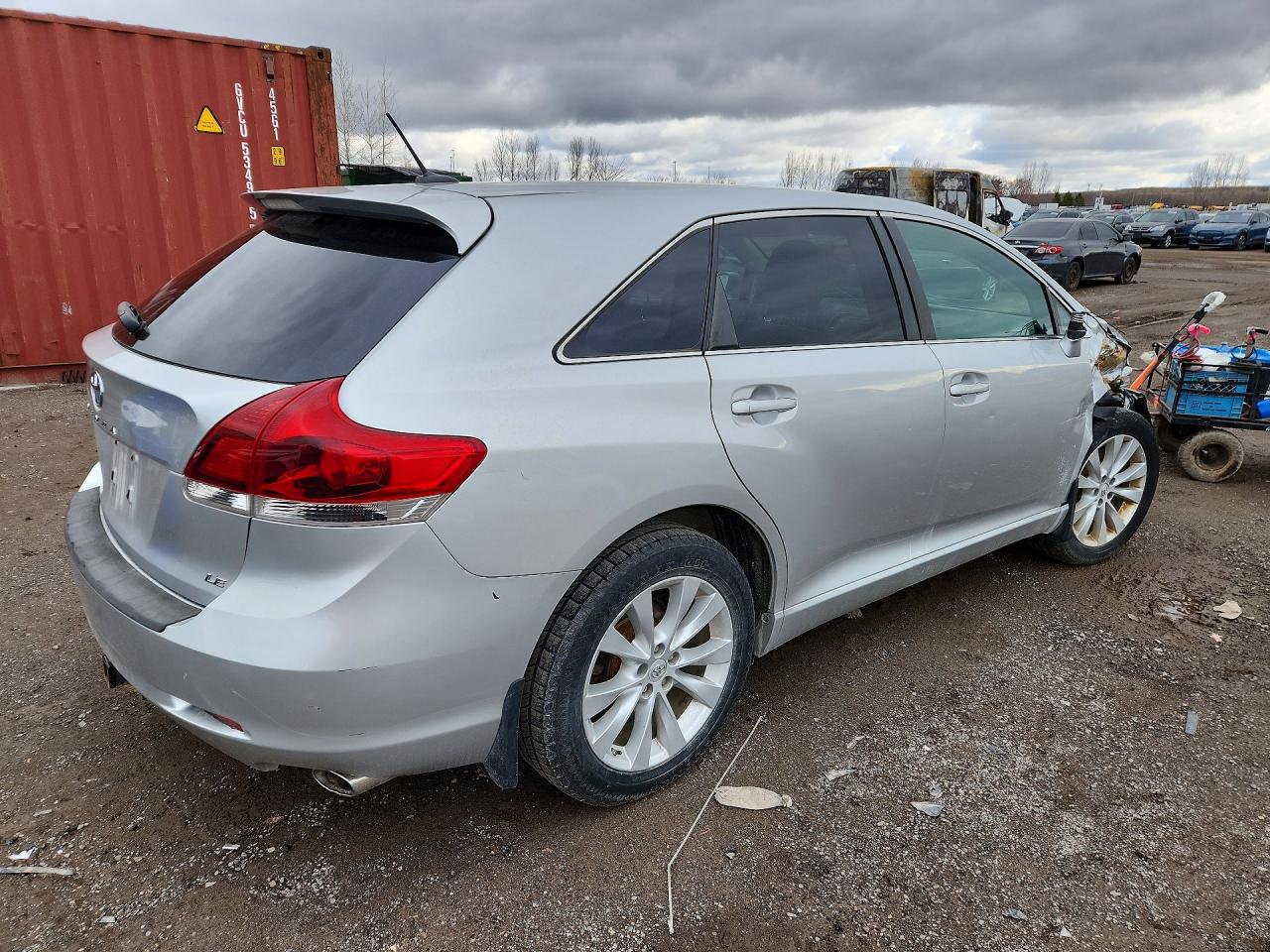 2014 Toyota Venza Le Серебряный vin: 4T3ZA3BB3EU089649