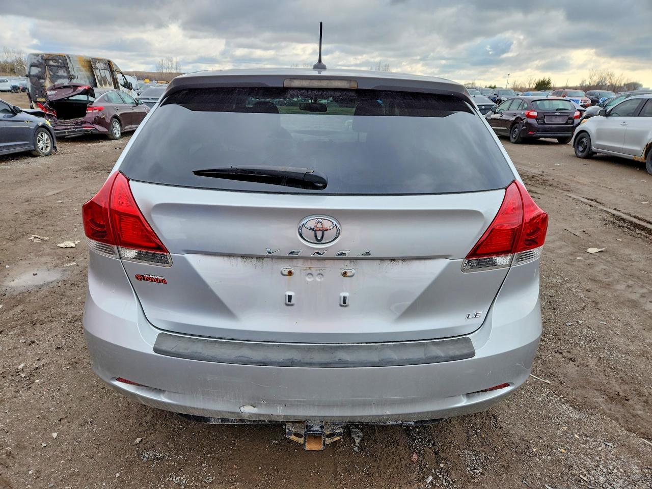 2014 Toyota Venza Le Серебряный vin: 4T3ZA3BB3EU089649