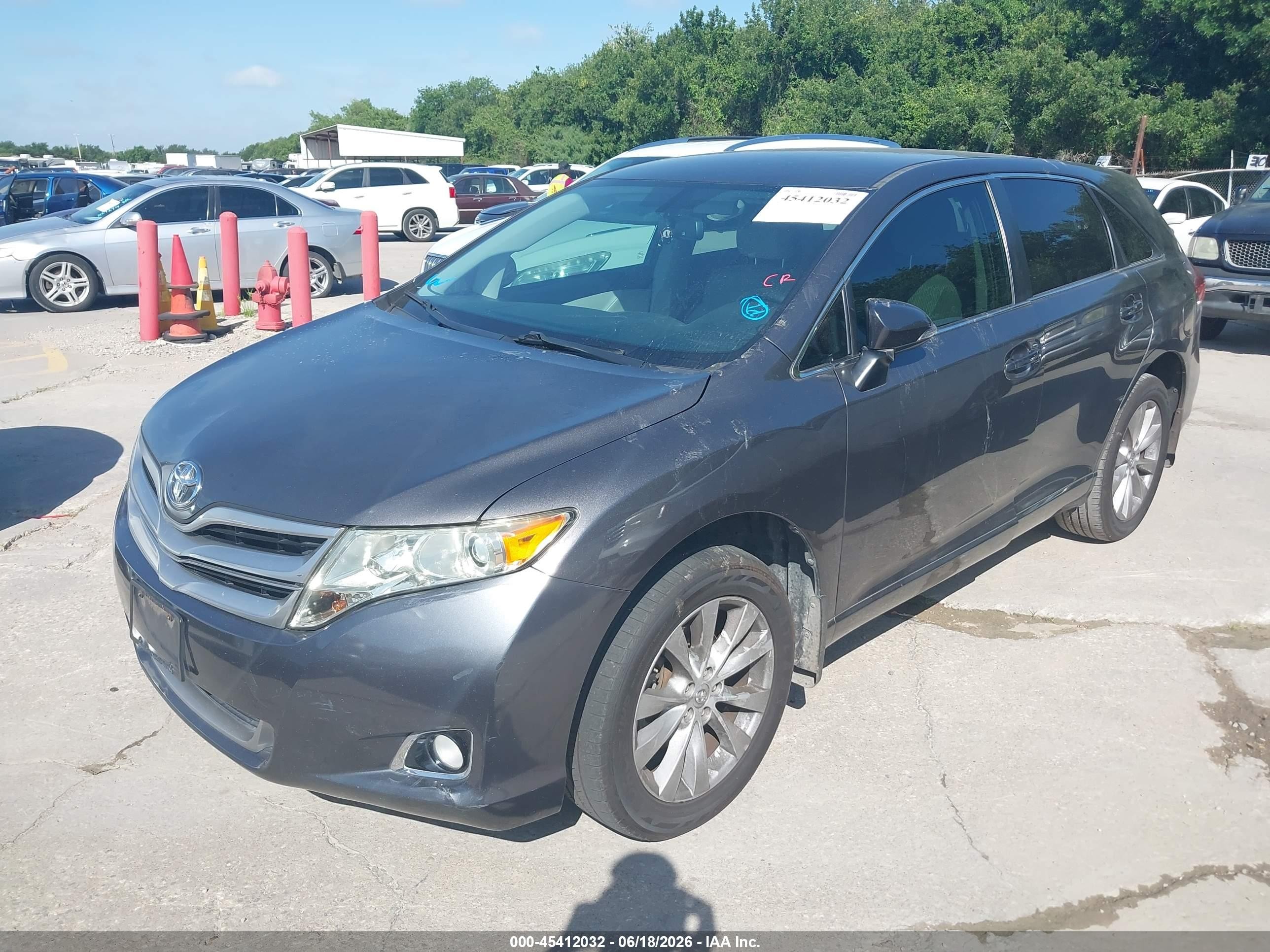 2015 Toyota Venza Le Gray vin: 4T3ZA3BB3FU093363