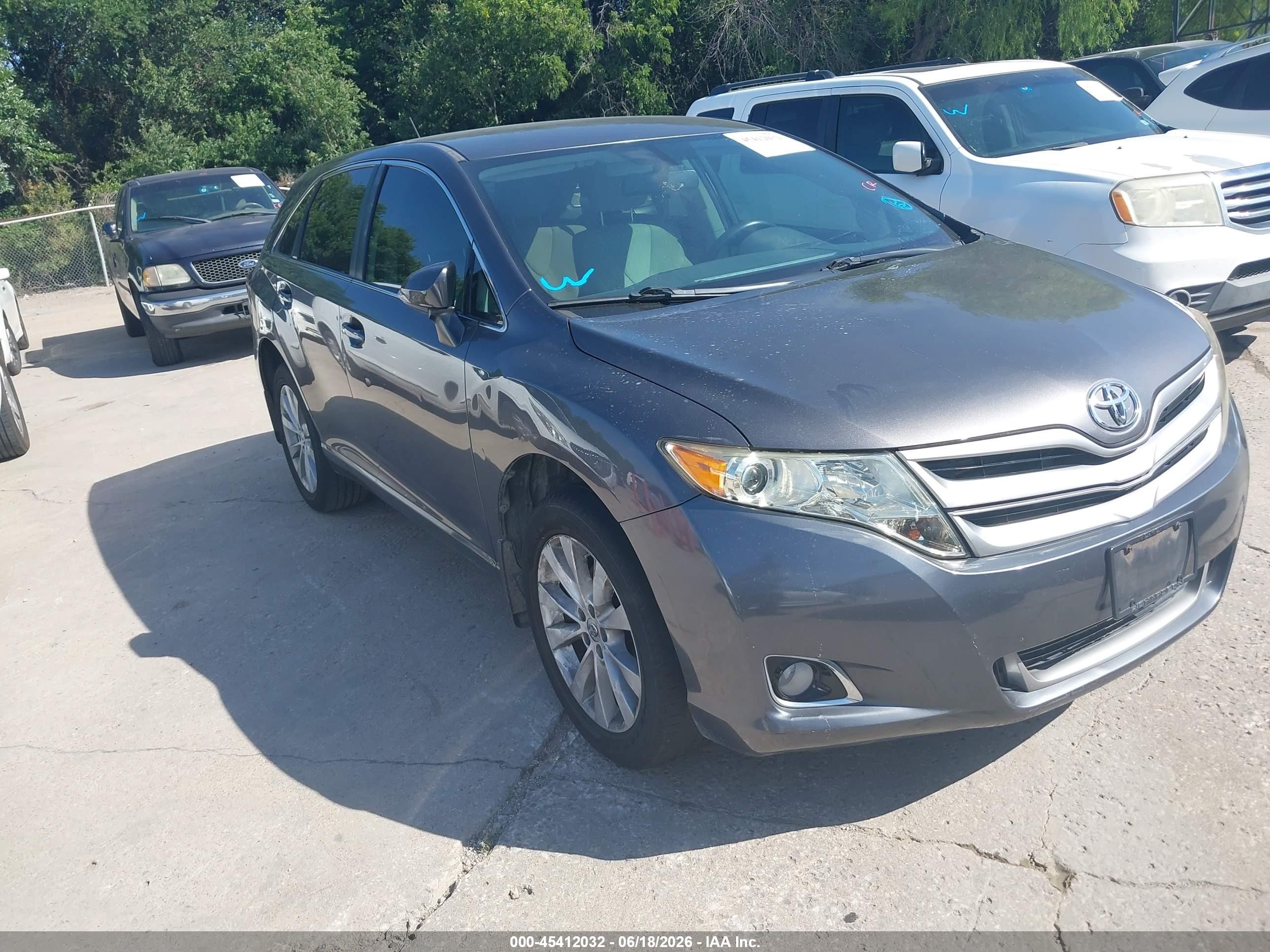 2015 Toyota Venza Le Gray vin: 4T3ZA3BB3FU093363
