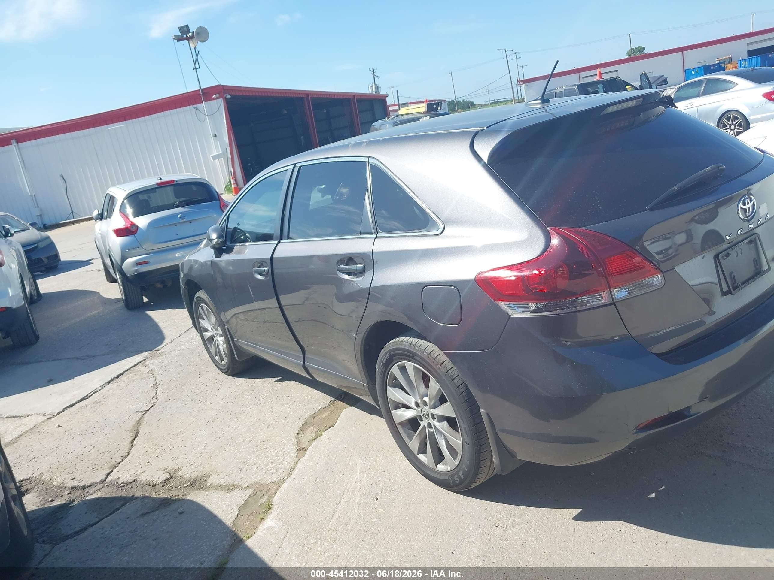 2015 Toyota Venza Le Gray vin: 4T3ZA3BB3FU093363