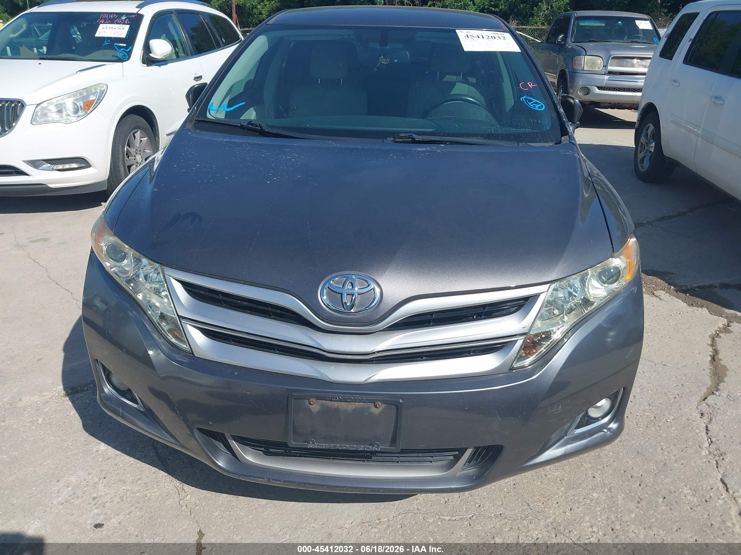 2015 Toyota Venza Le Gray vin: 4T3ZA3BB3FU093363