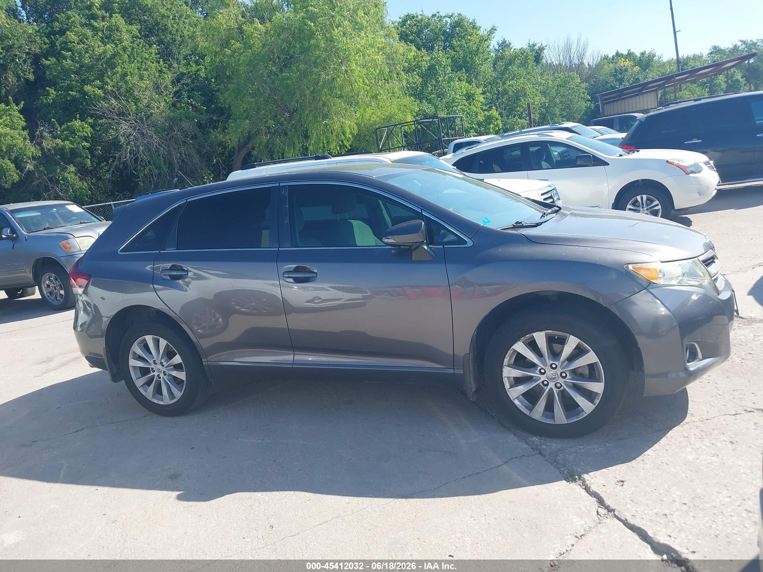 2015 Toyota Venza Le Gray vin: 4T3ZA3BB3FU093363