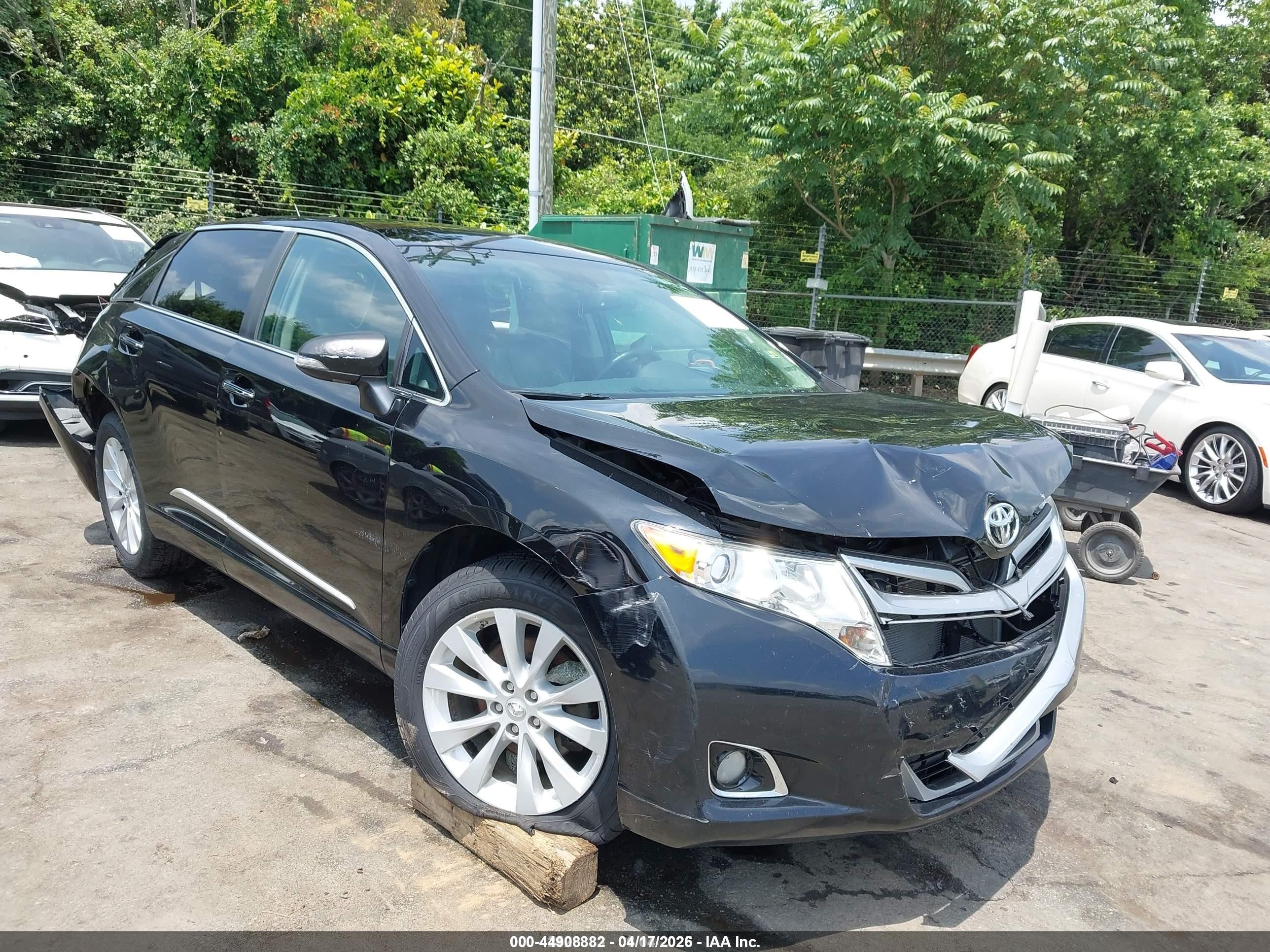 2015 Toyota Venza Xle Black vin: 4T3ZA3BB3FU097042