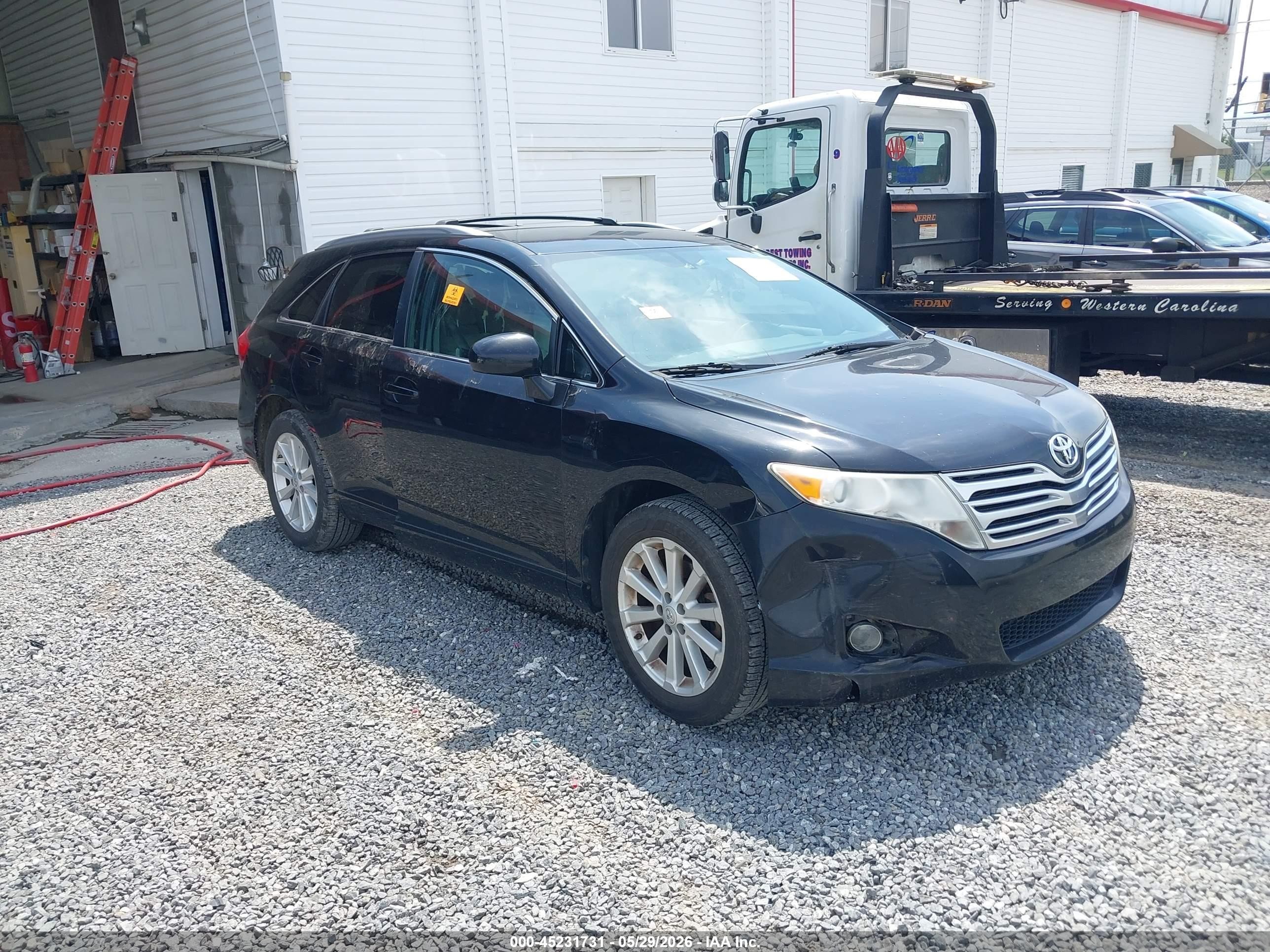2010 Toyota Venza   Black vin: 4T3ZA3BB4AU036596