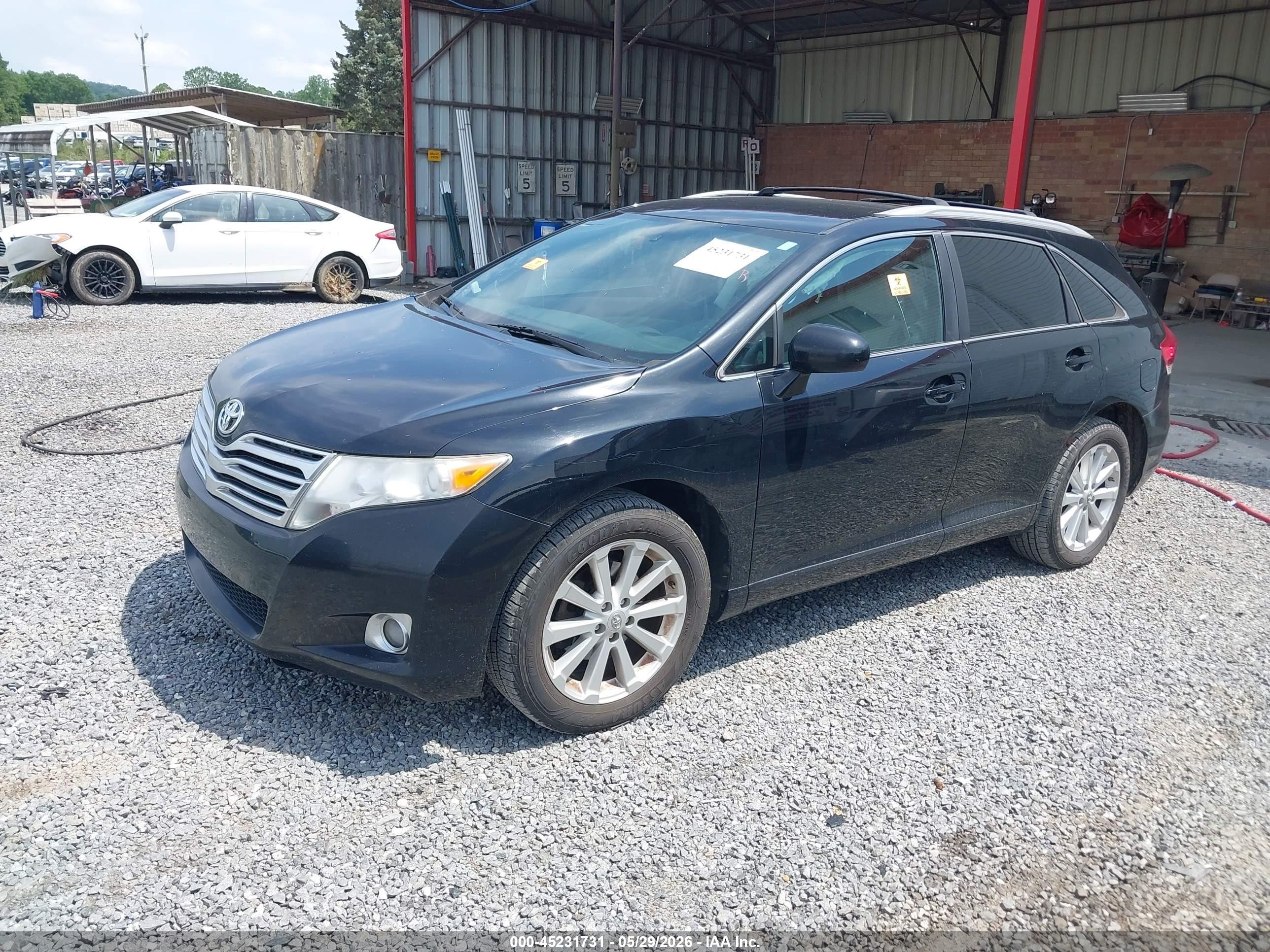 2010 Toyota Venza   Black vin: 4T3ZA3BB4AU036596