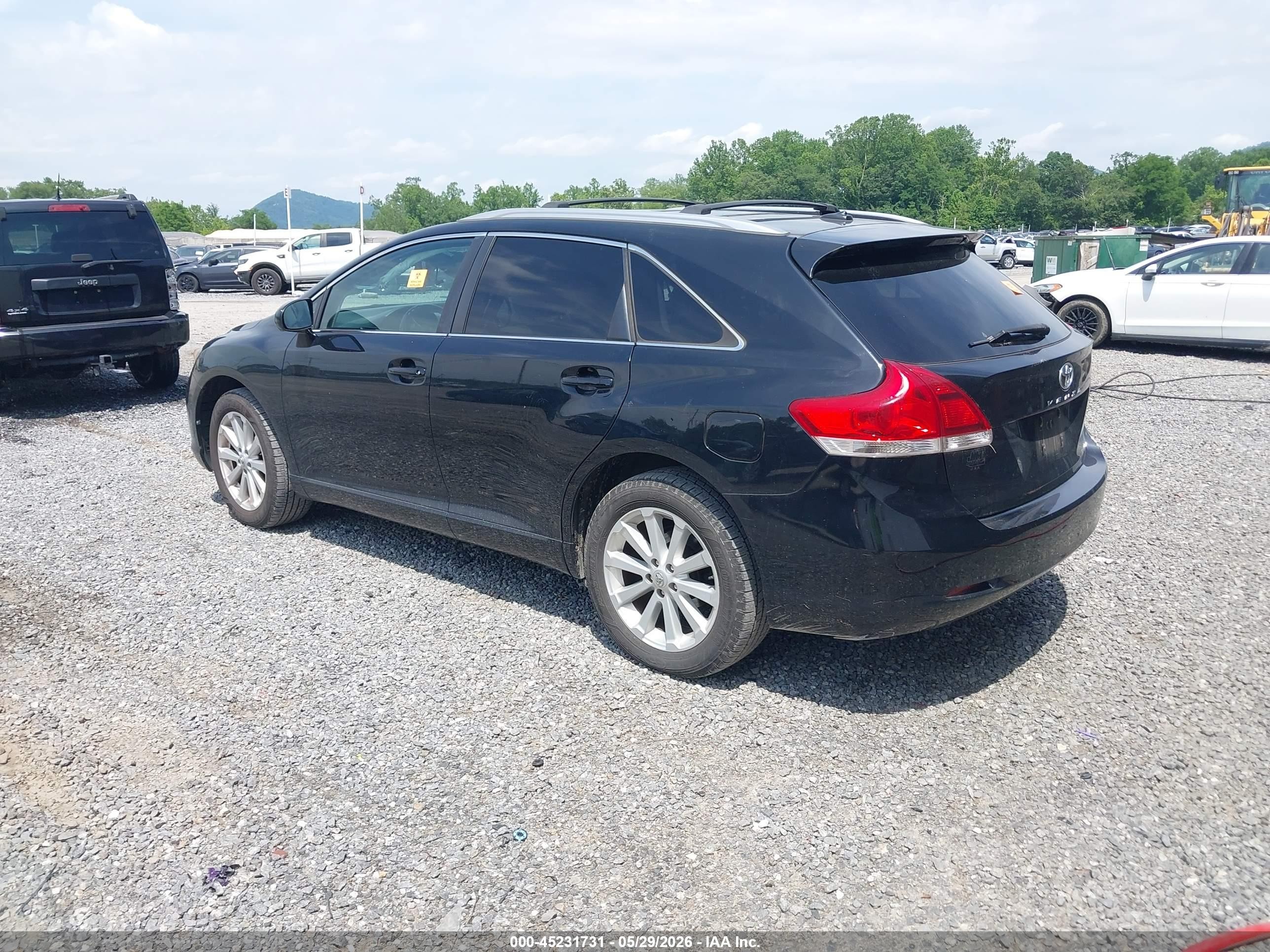 2010 Toyota Venza   Black vin: 4T3ZA3BB4AU036596
