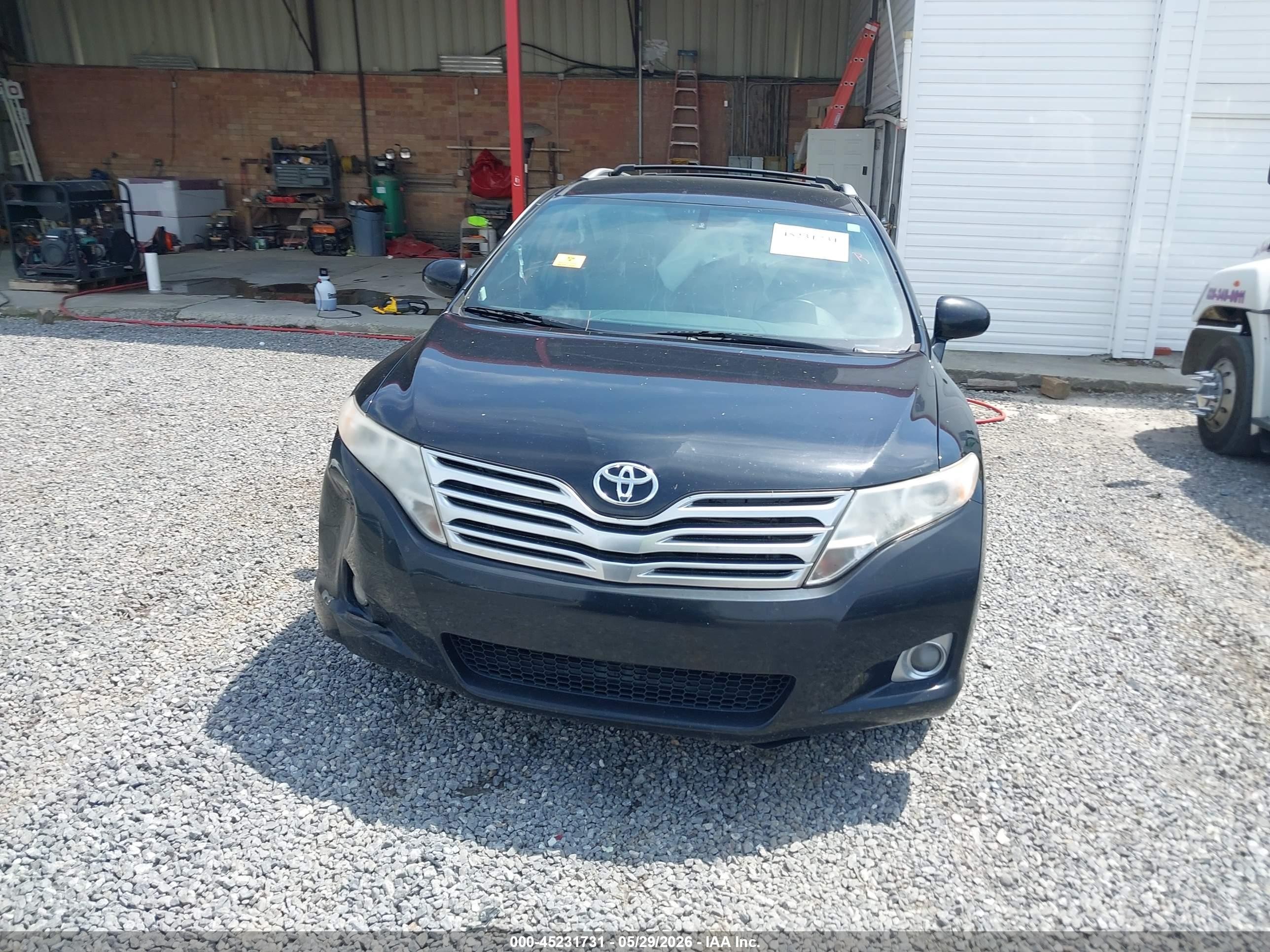 2010 Toyota Venza   Black vin: 4T3ZA3BB4AU036596