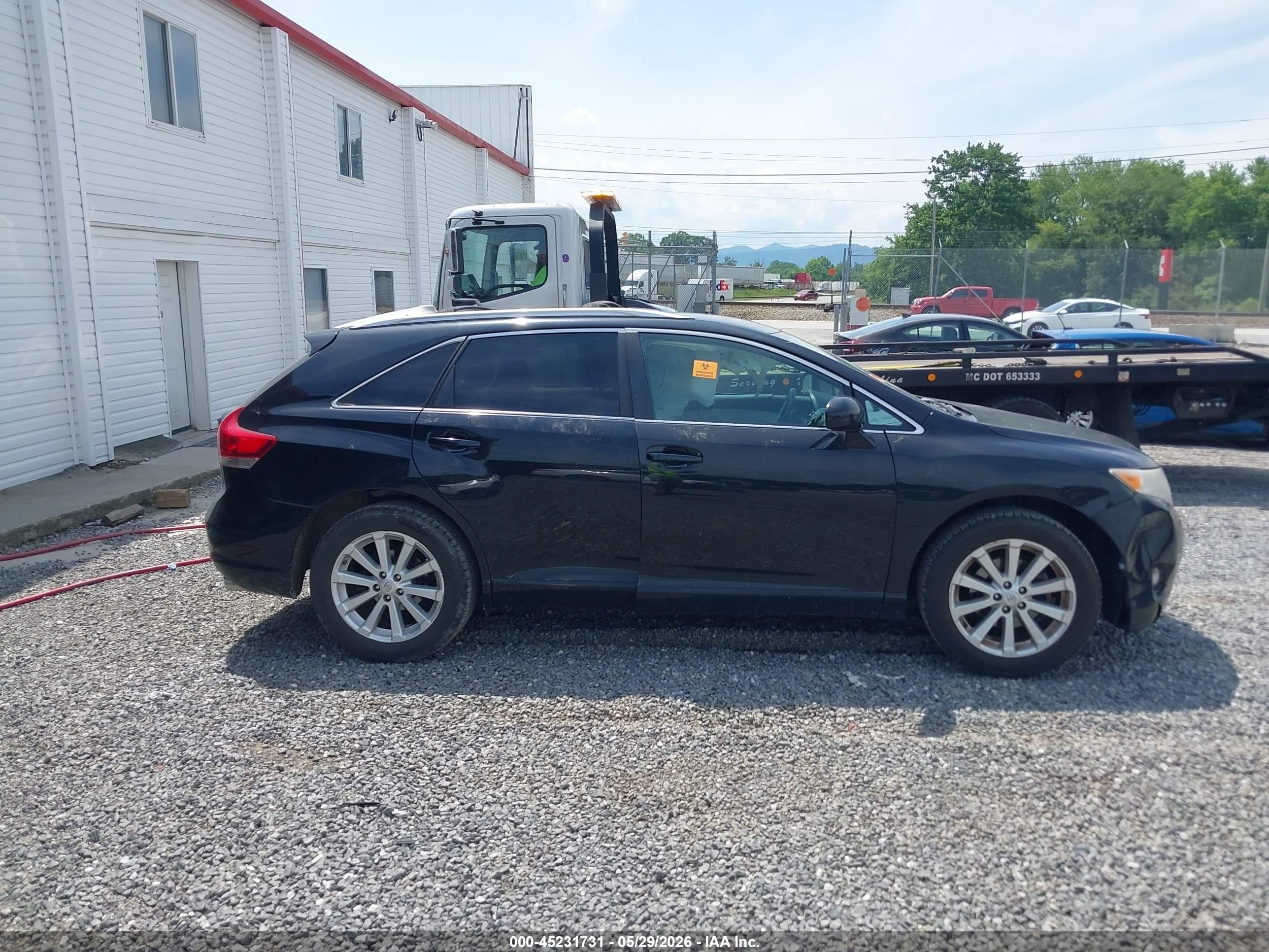 2010 Toyota Venza   Black vin: 4T3ZA3BB4AU036596