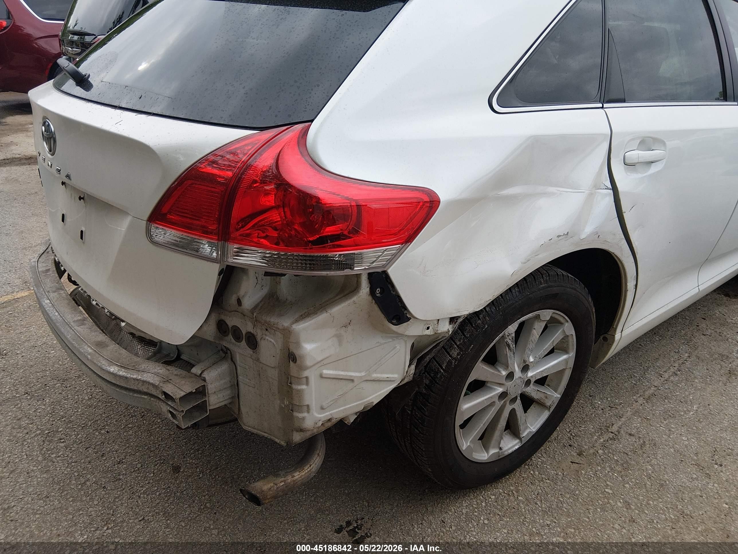 2011 Toyota Venza   White vin: 4T3ZA3BB4BU053206