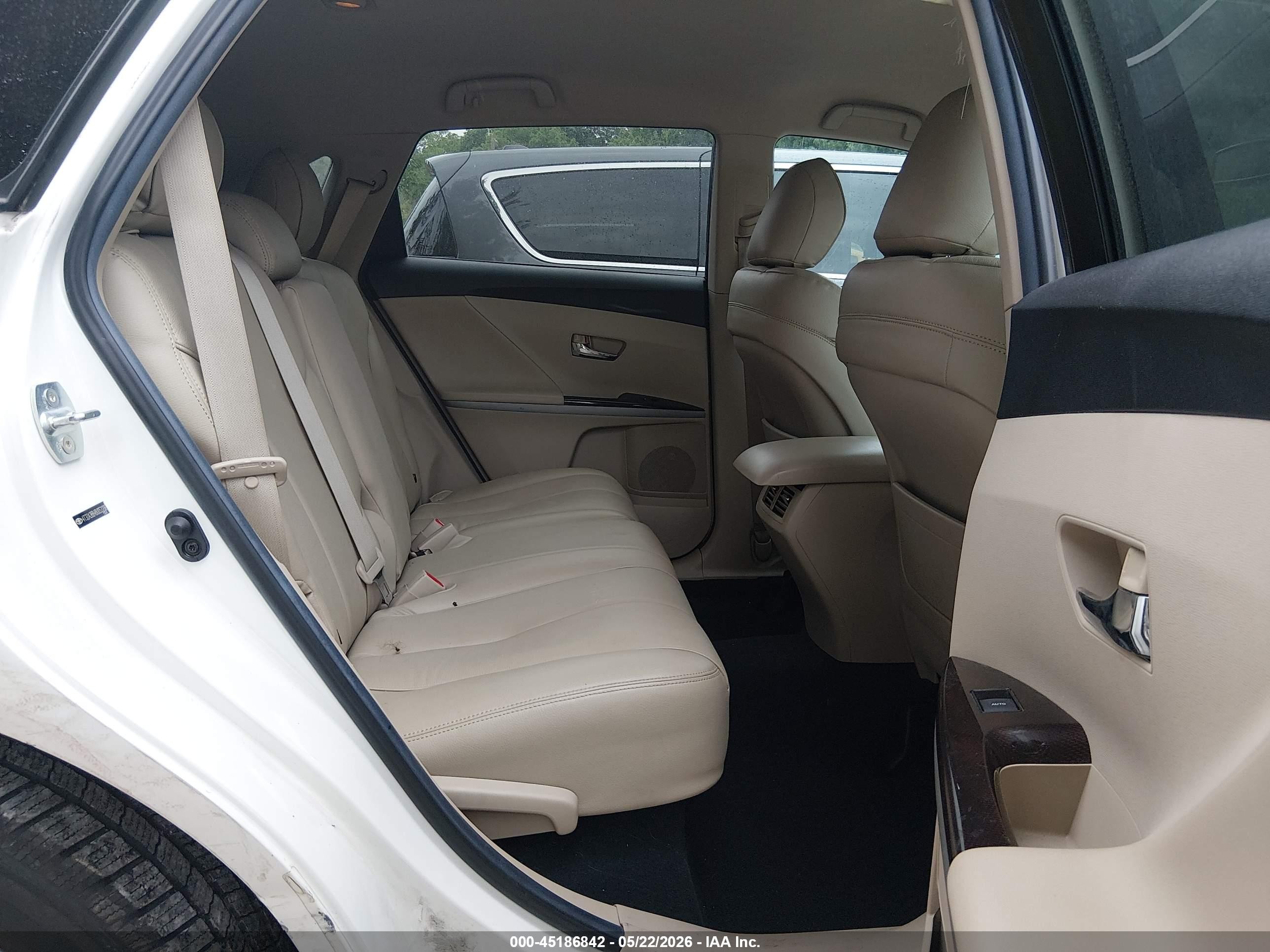 2011 Toyota Venza   White vin: 4T3ZA3BB4BU053206