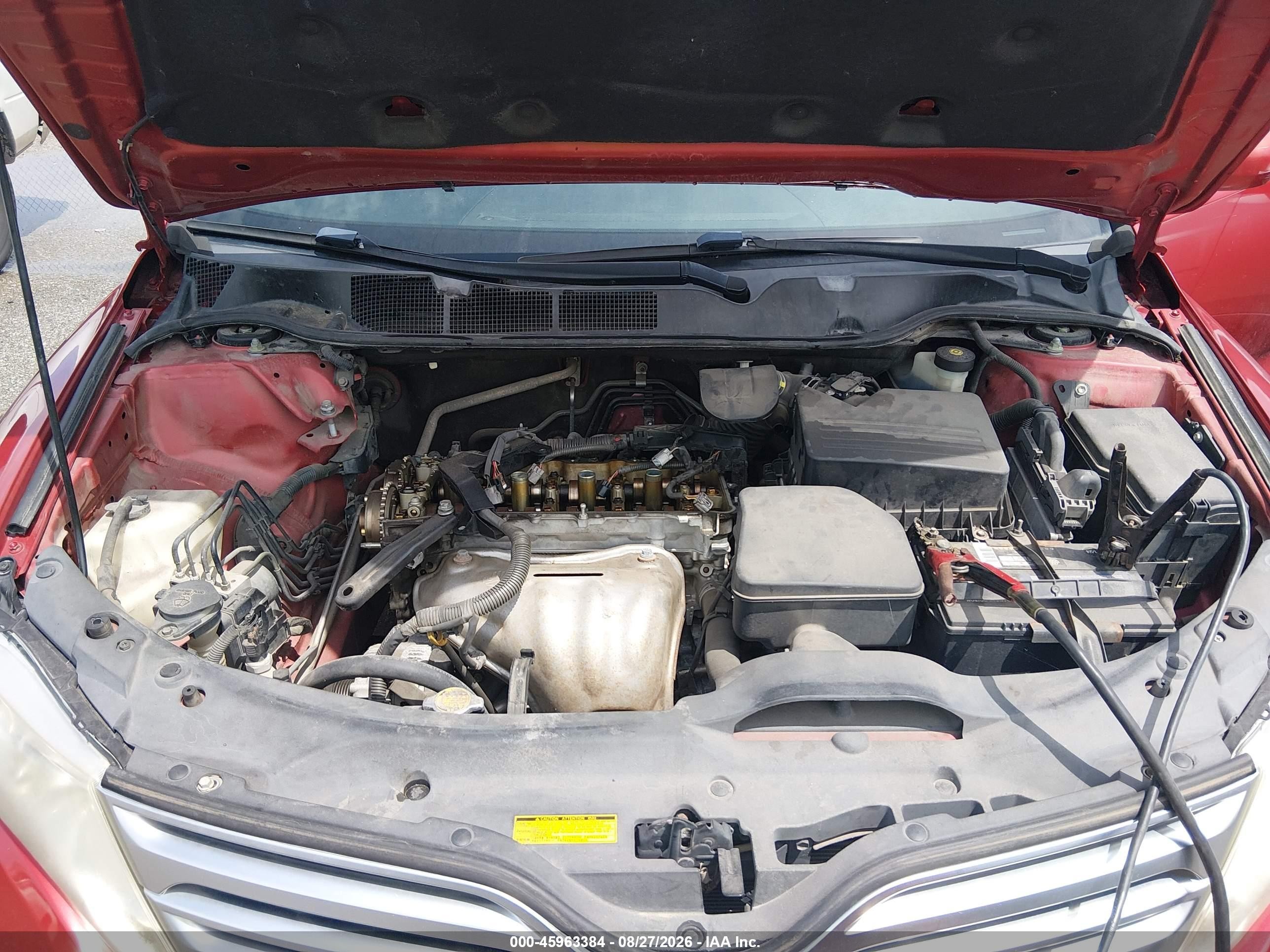 2012 Toyota Venza Le Red vin: 4T3ZA3BB4CU061436